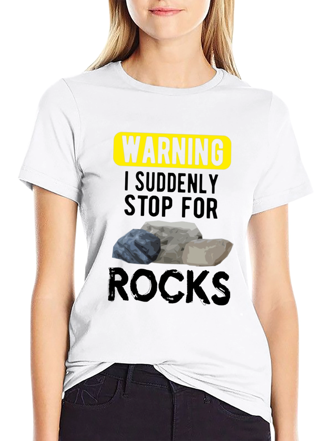 Warning I Stop For Rocks T-Shirt