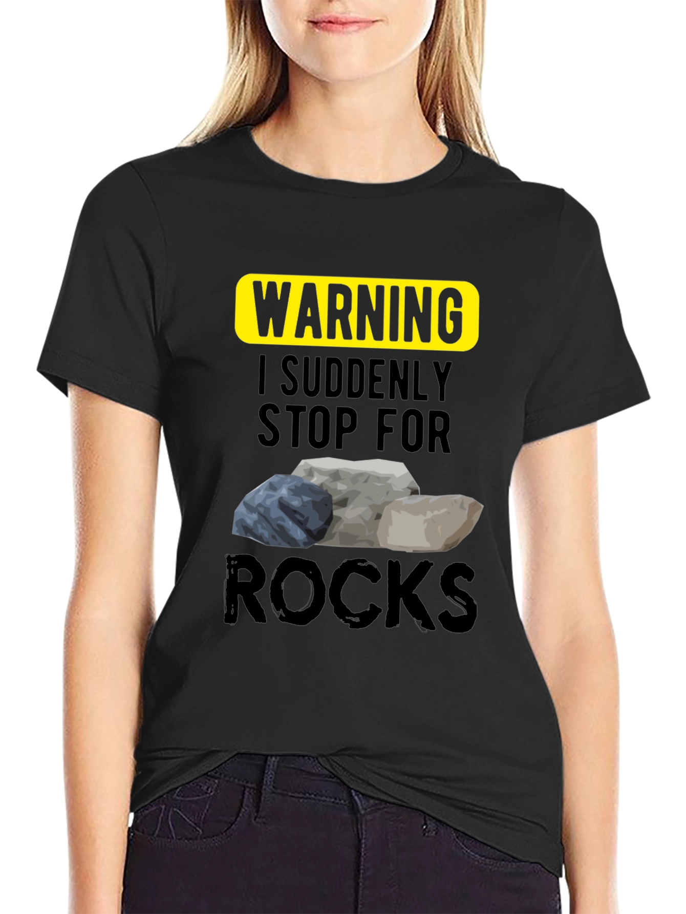 Warning I Stop For Rocks T-Shirt