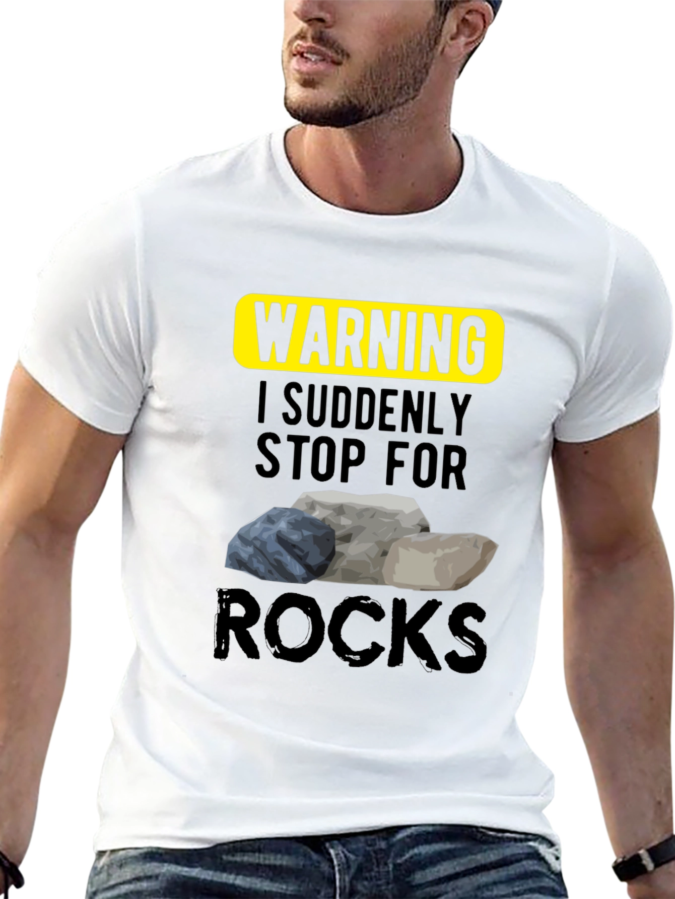 Warning I Stop For Rocks T-Shirt