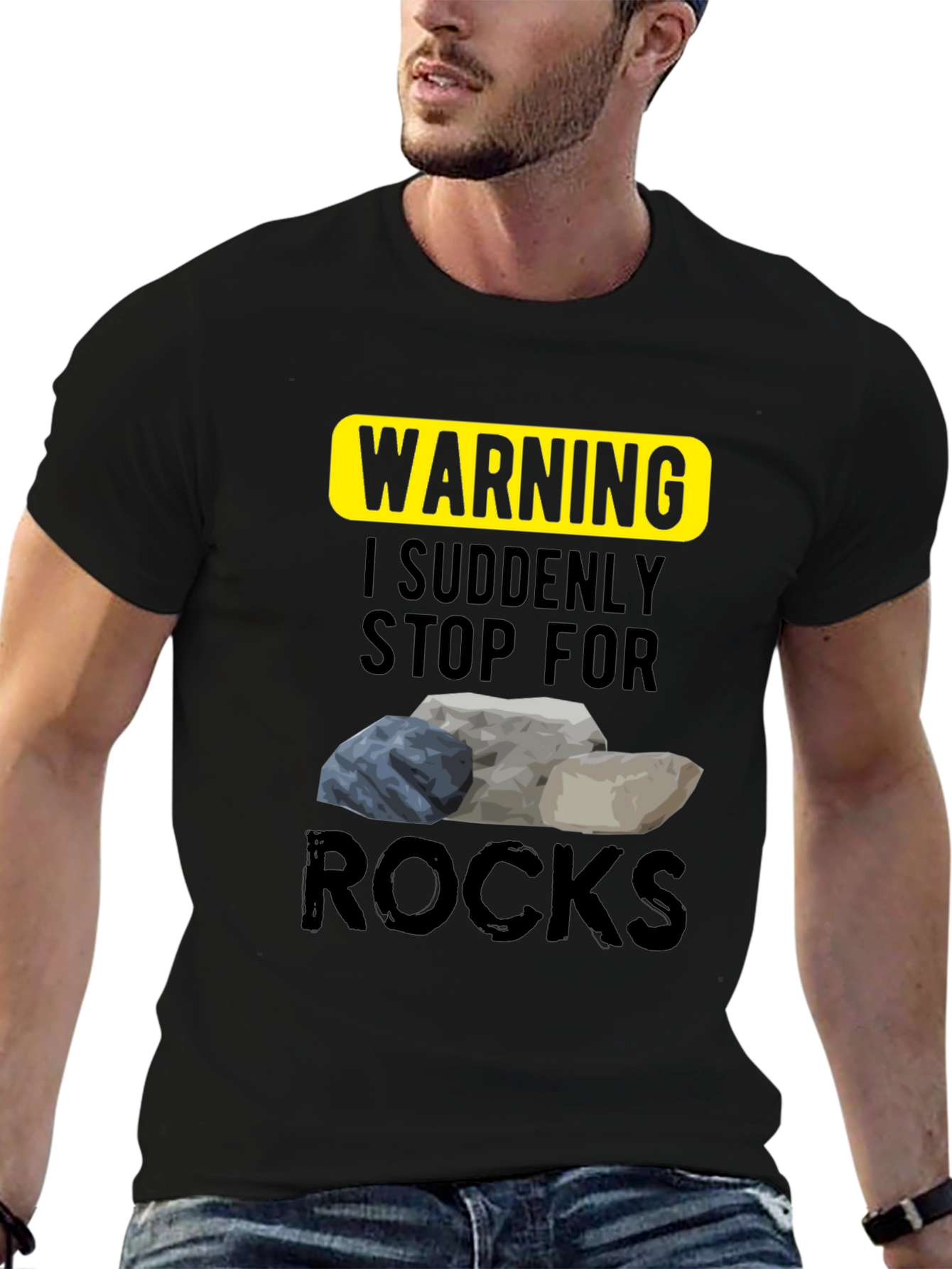 Warning I Stop For Rocks T-Shirt