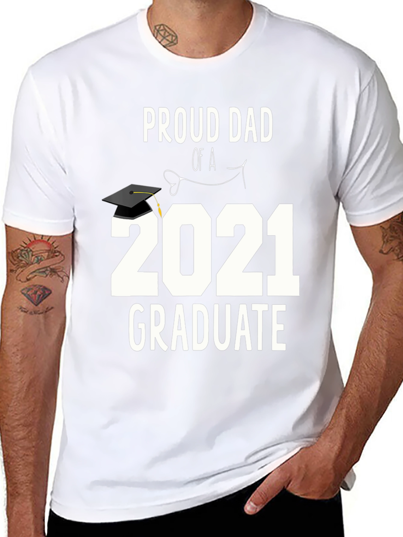 Proud Dad of a 2021 Graduate T-Shirt