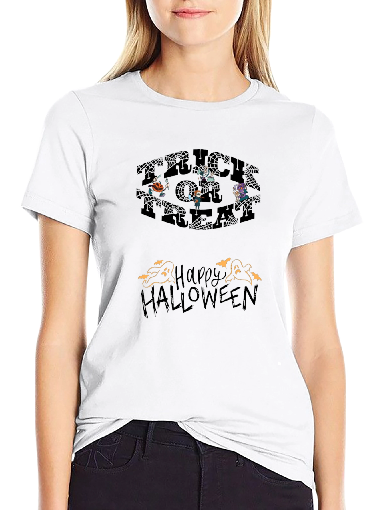 Halloween Trick or Treat Graphic Tee