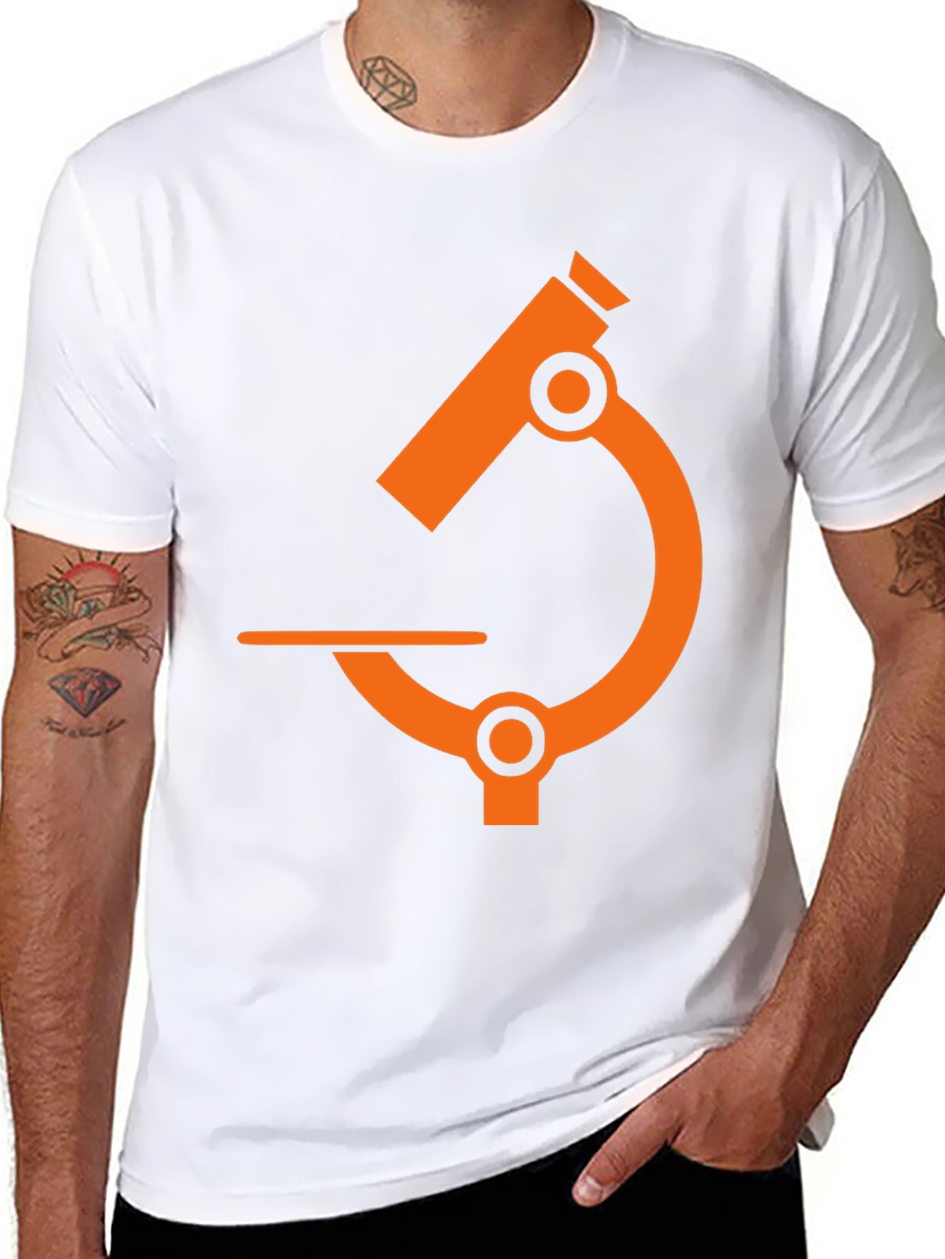 Microscope Graphic Tee - Science T-Shirt
