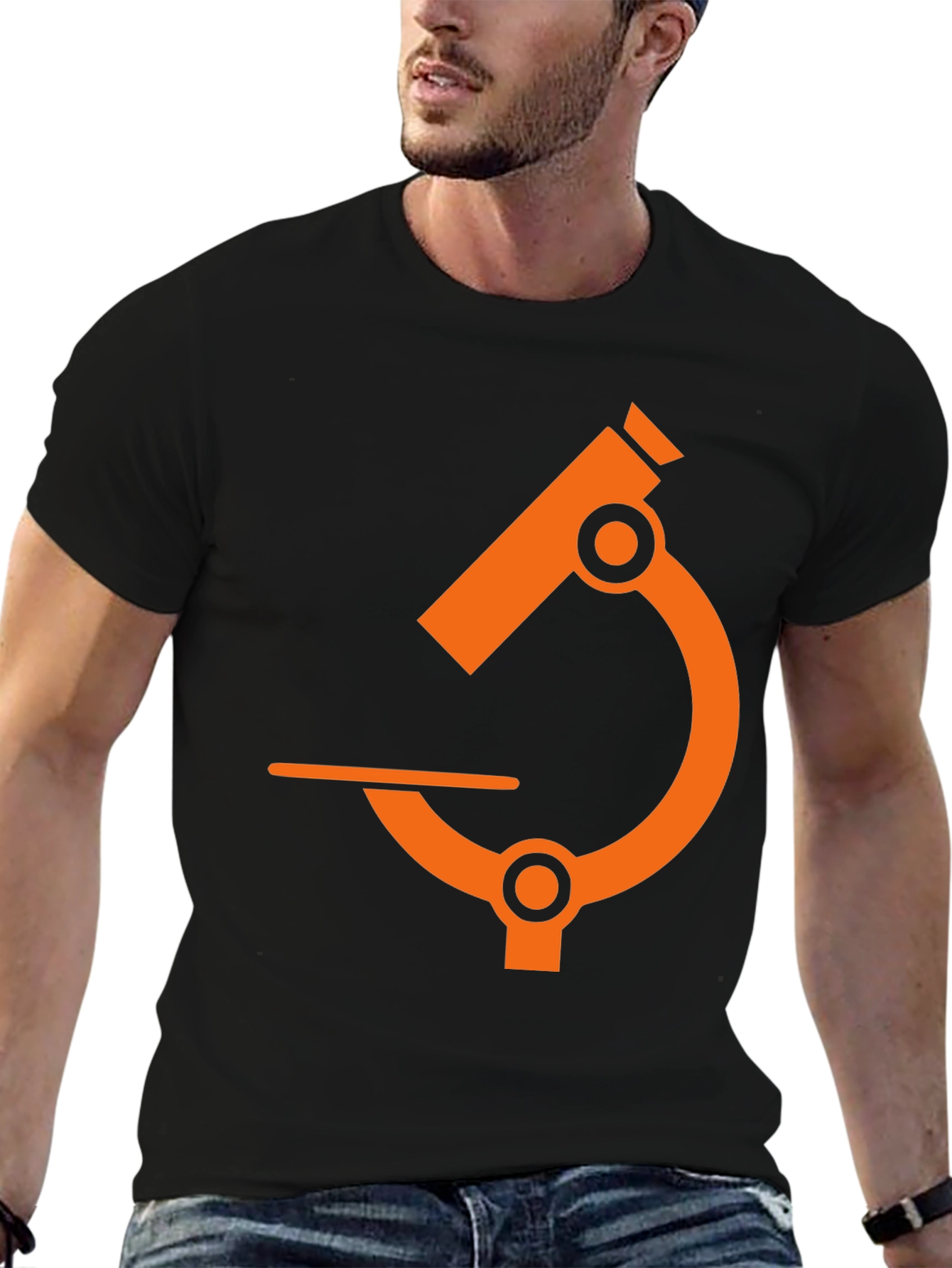 Microscope Graphic Tee - Science T-Shirt