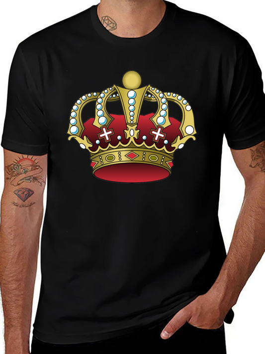 Royal Crown Graphic T-Shirt - Regal Style