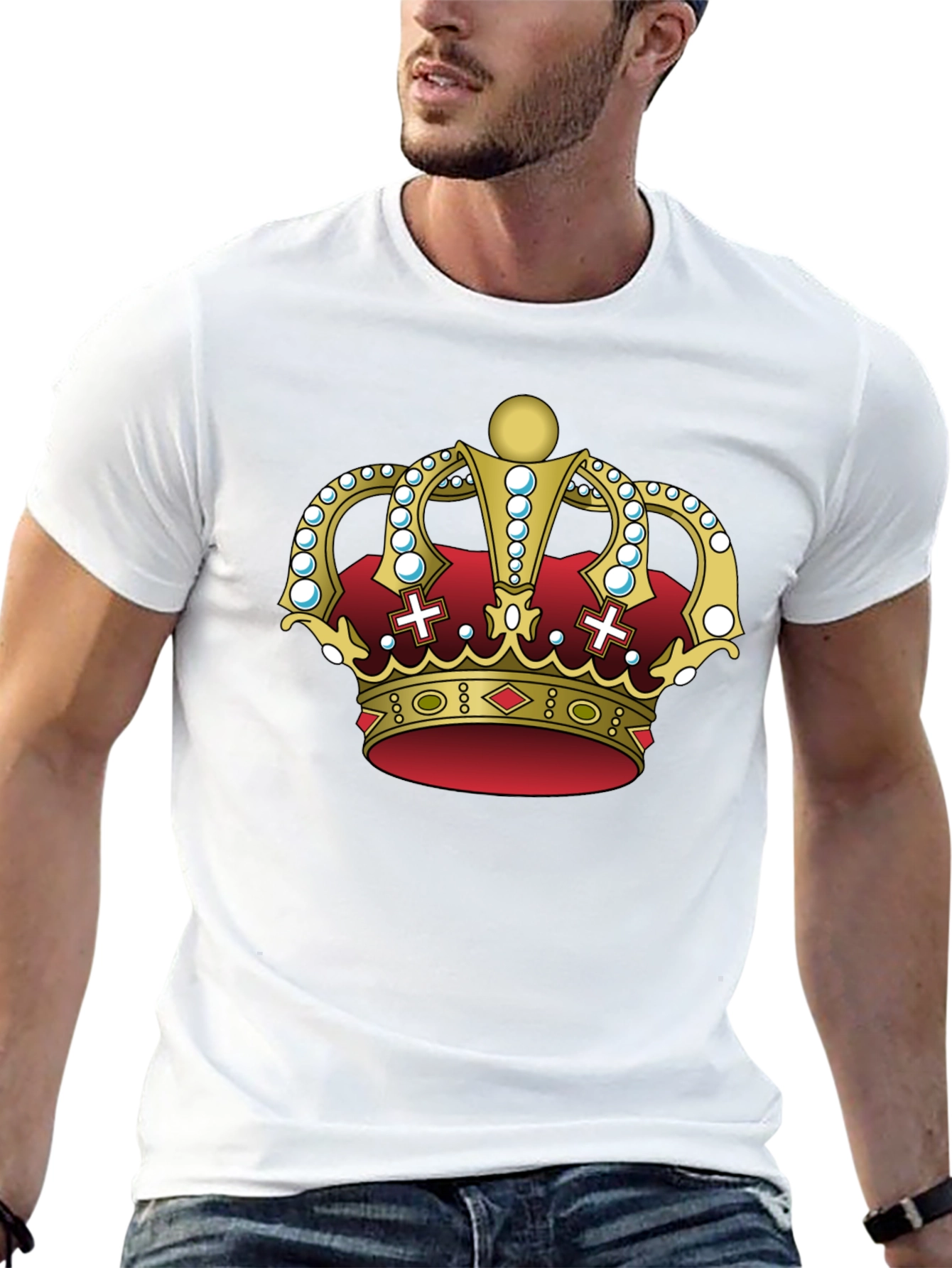 Royal Crown Graphic T-Shirt - Regal Style