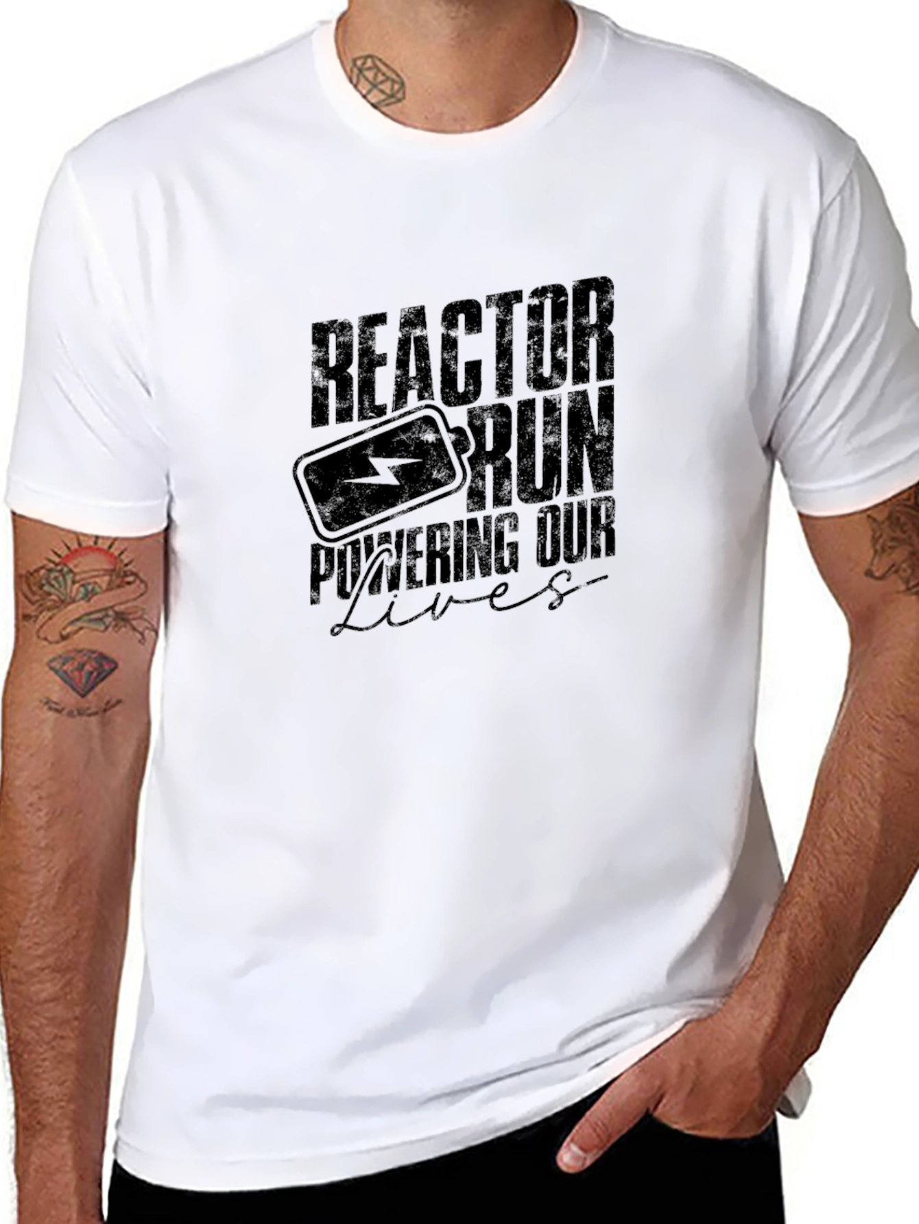 Reactor Run Powering Our Lives Graphic Tee
