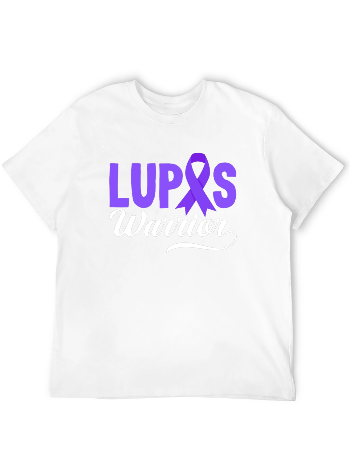Lupus Warrior T-Shirt - Purple Ribbon Awareness