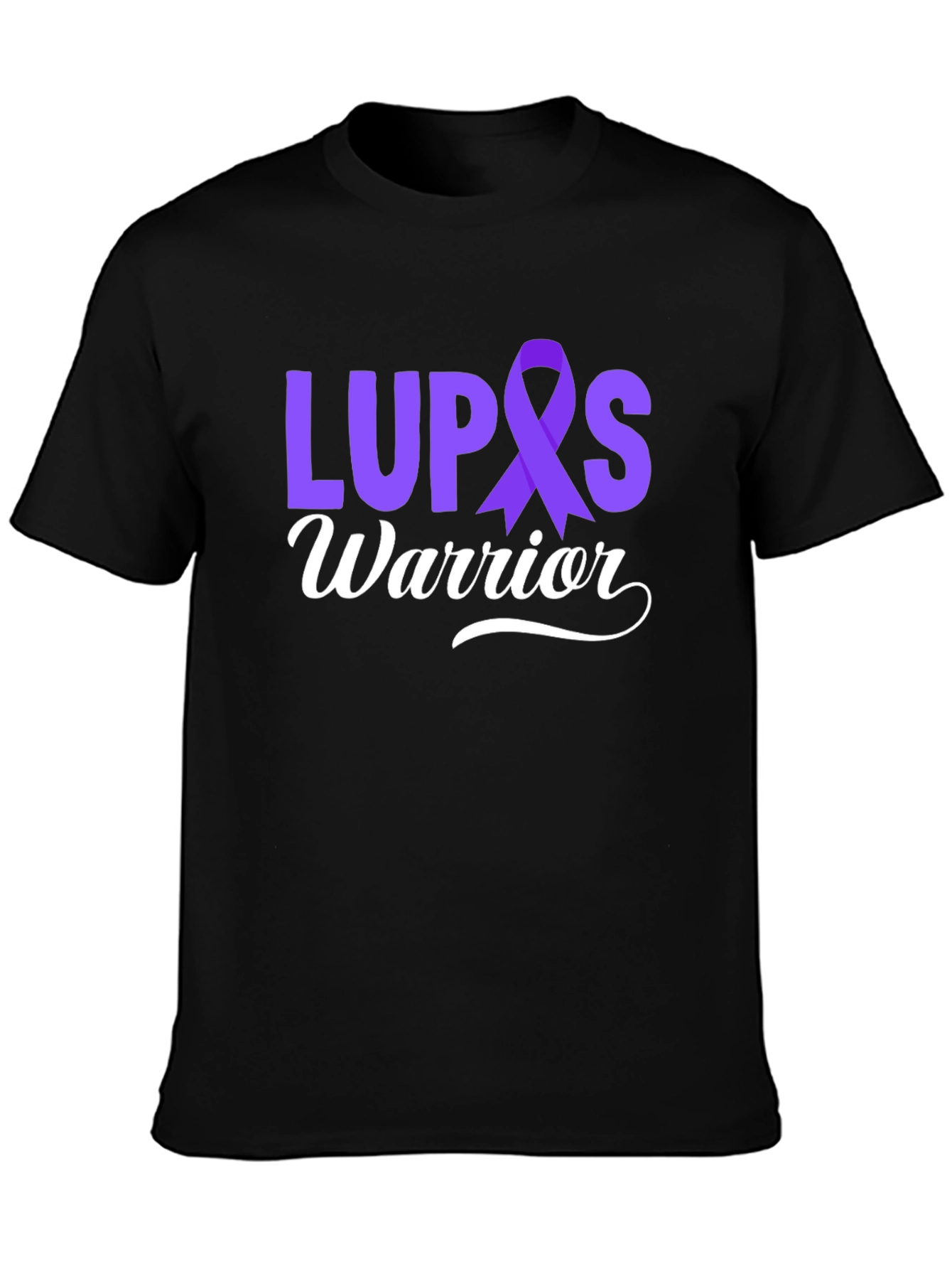 Lupus Warrior T-Shirt - Purple Ribbon Awareness