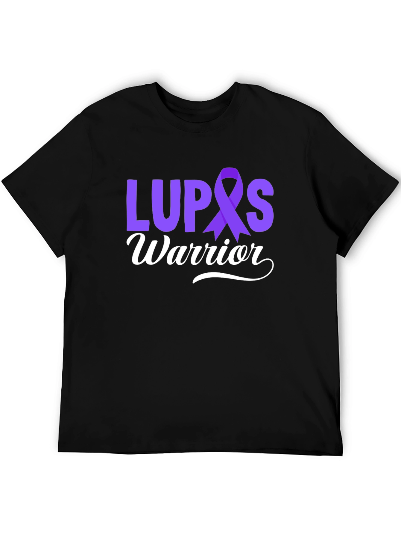 Lupus Warrior T-Shirt - Purple Ribbon Awareness