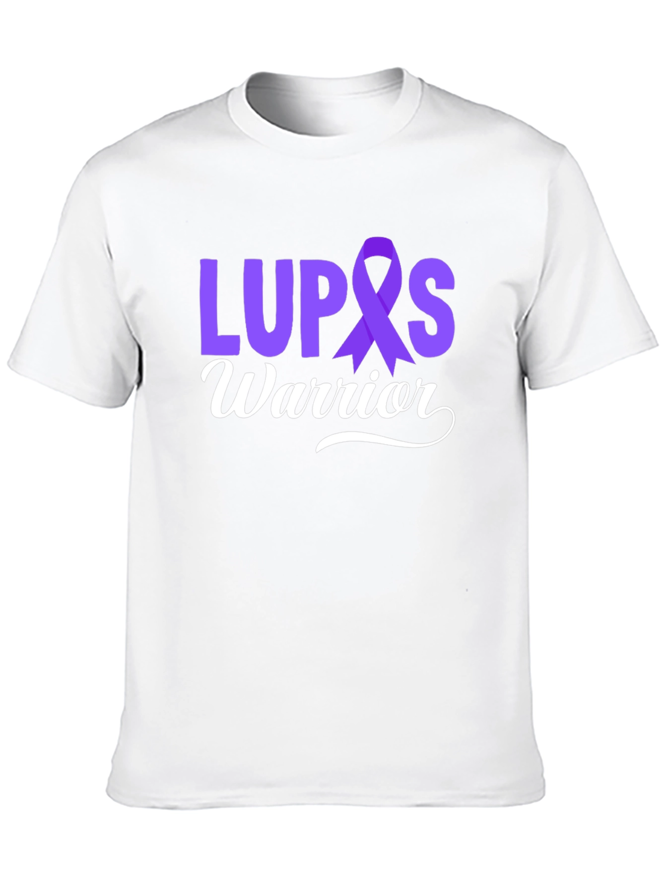Lupus Warrior T-Shirt - Purple Ribbon Awareness