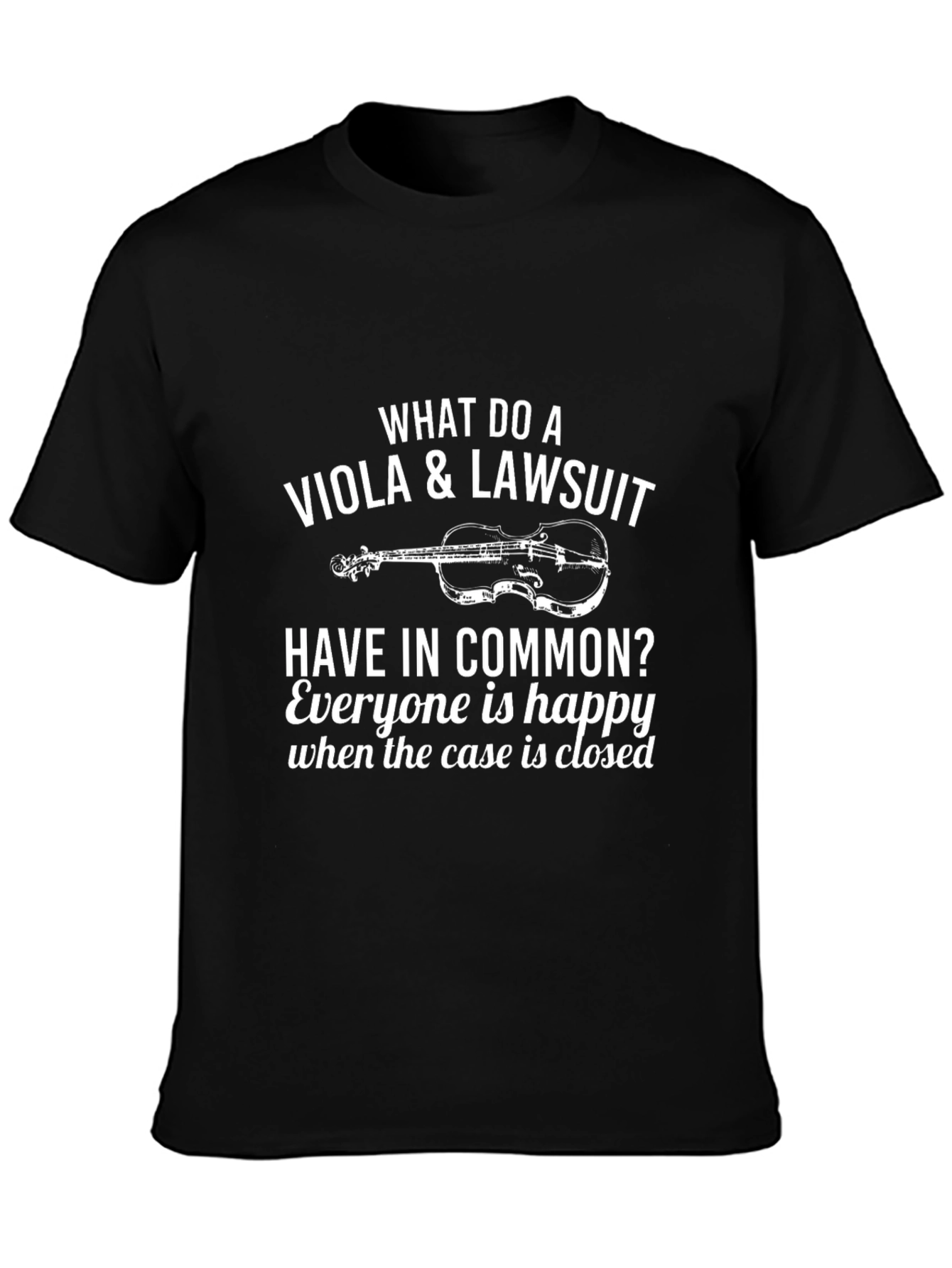 Viola & Lawsuit Funny T-Shirt