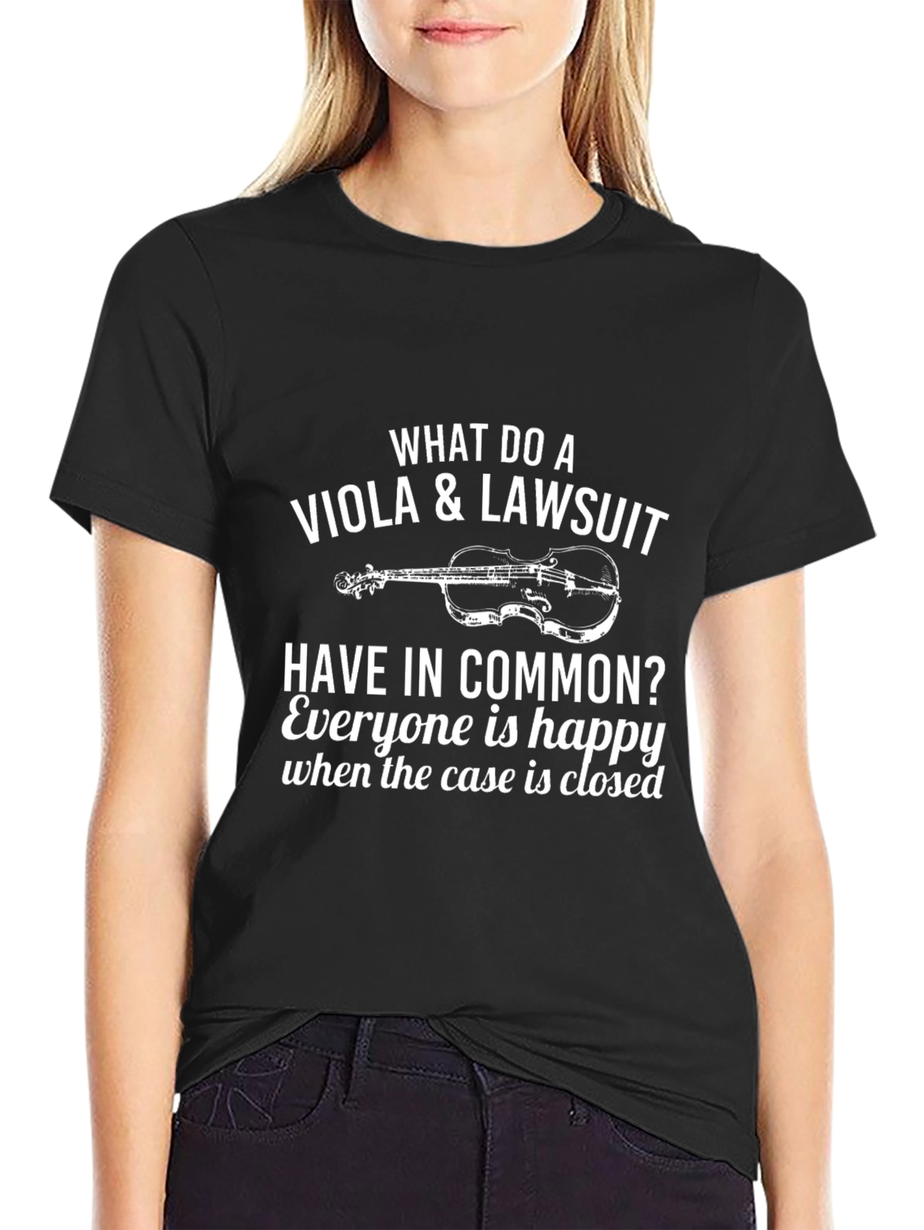 Viola & Lawsuit Funny T-Shirt