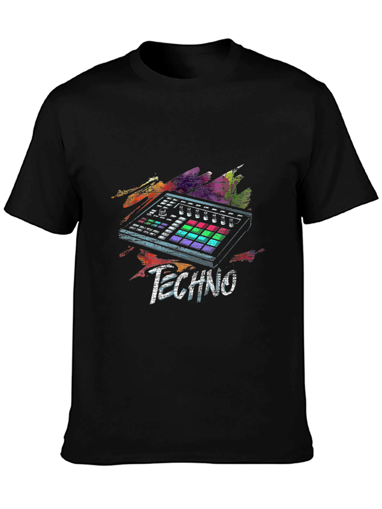 Techno Music Producer Graphic T-Shirt