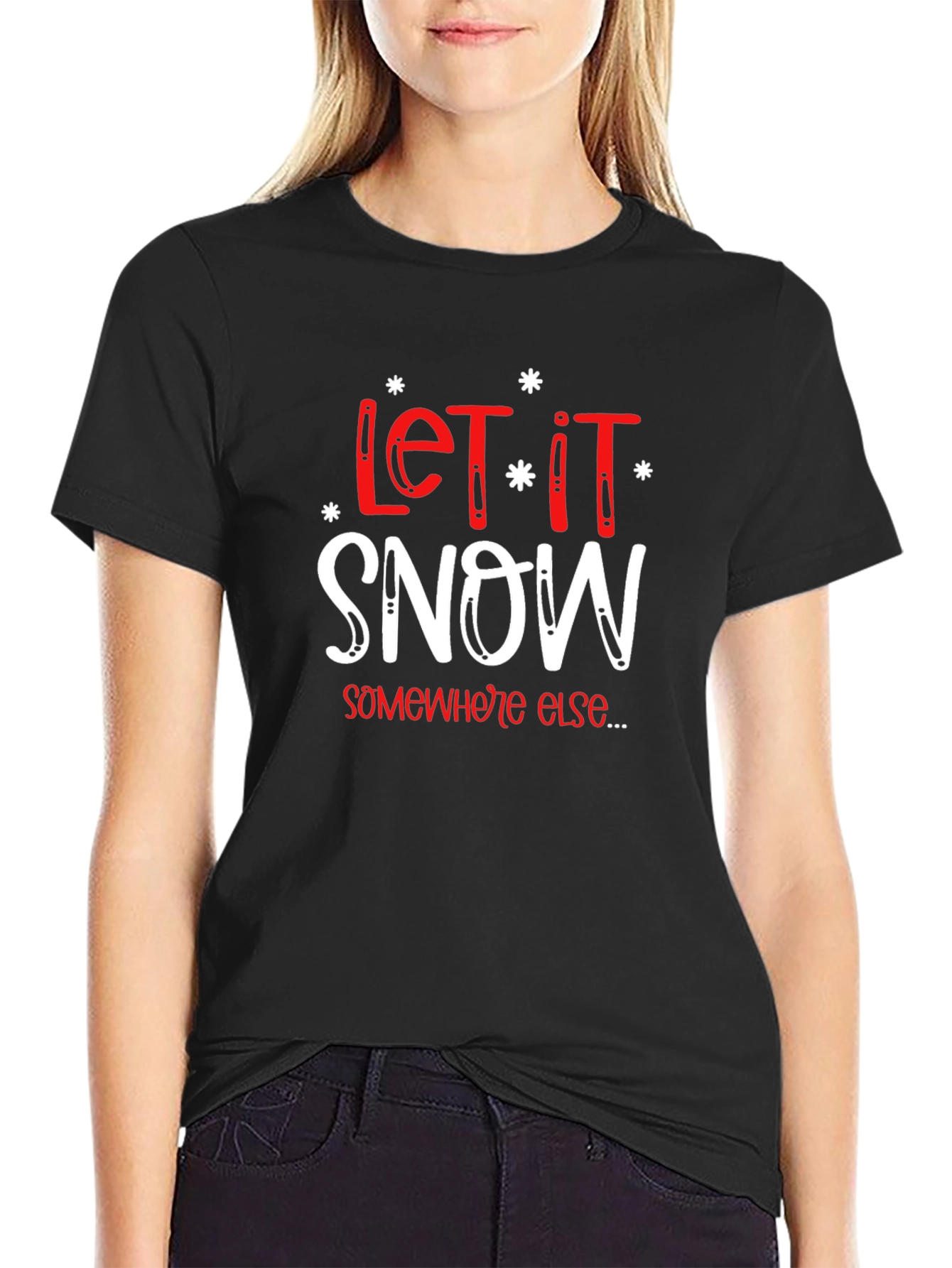 Let It Snow T-Shirt - Funny Holiday Graphic Tee