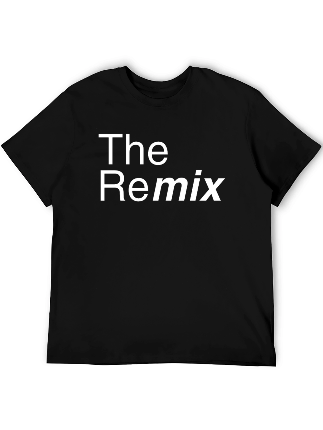 The Remix Graphic T-Shirt - Trendy Crew Neck Tee