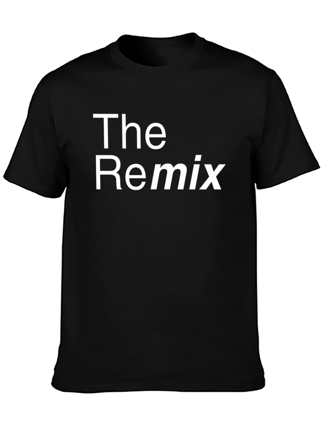 The Remix Graphic T-Shirt - Trendy Crew Neck Tee