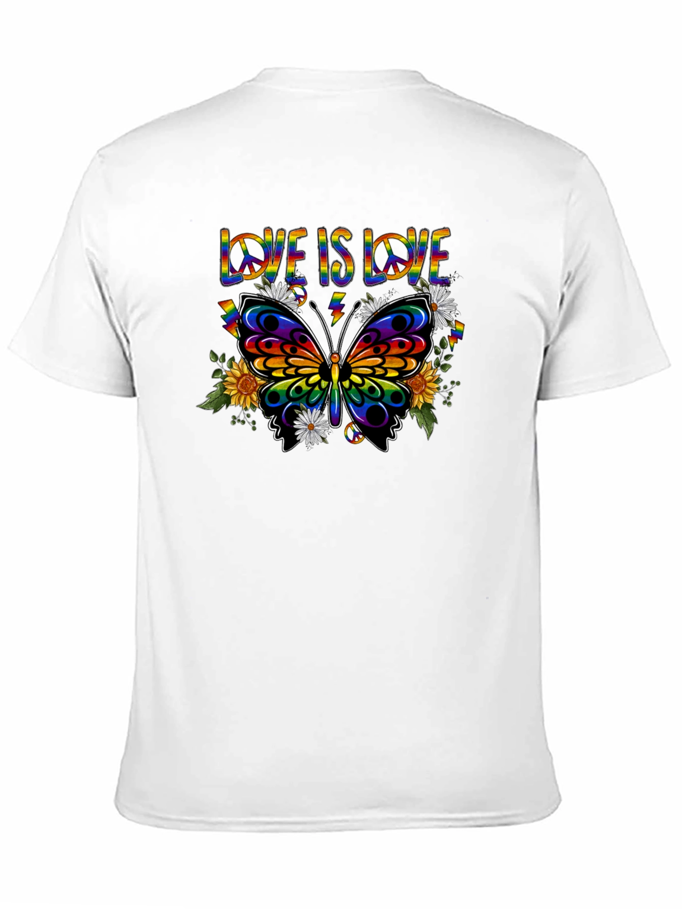 Love is Love Butterfly Graphic Tee