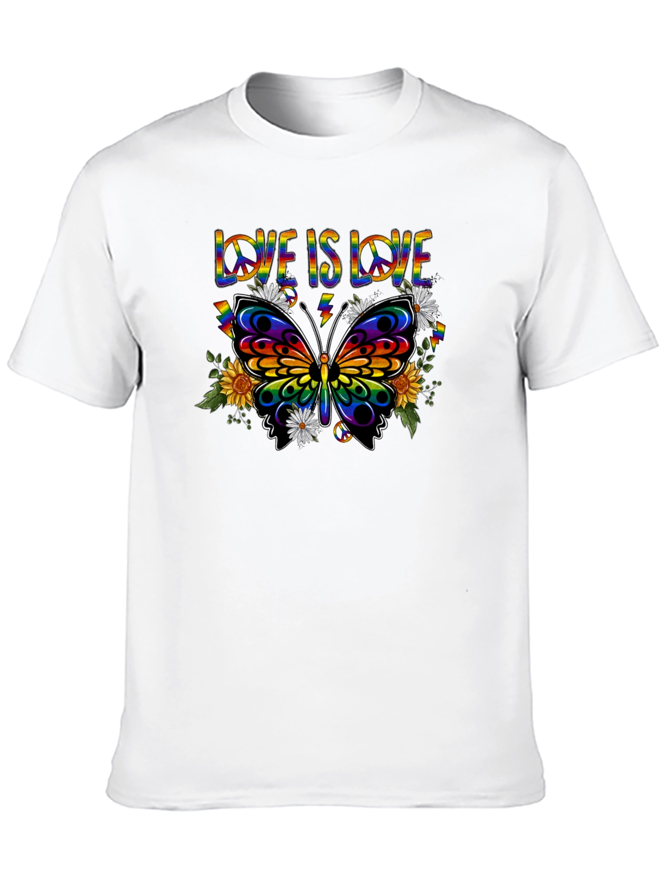 Love is Love Butterfly Graphic Tee