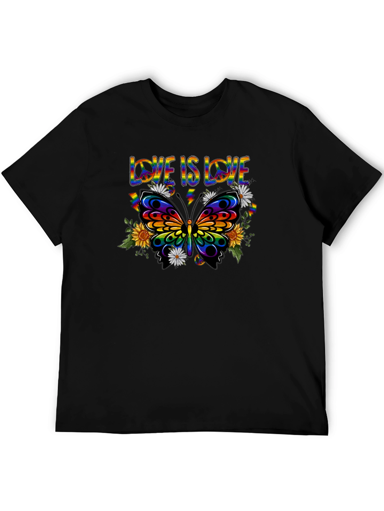 Love is Love Butterfly Graphic Tee