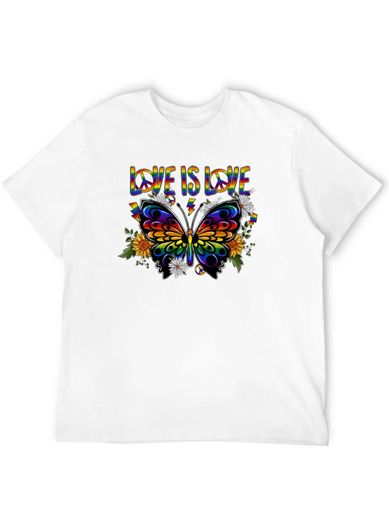 Love is Love Butterfly Graphic Tee