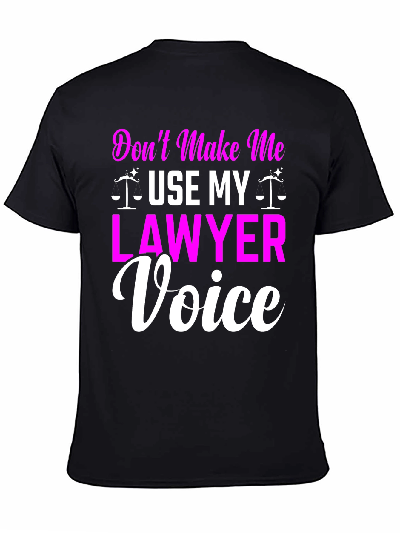 Lawyer Voice Graphic T-Shirt - Funny Attorney Gift