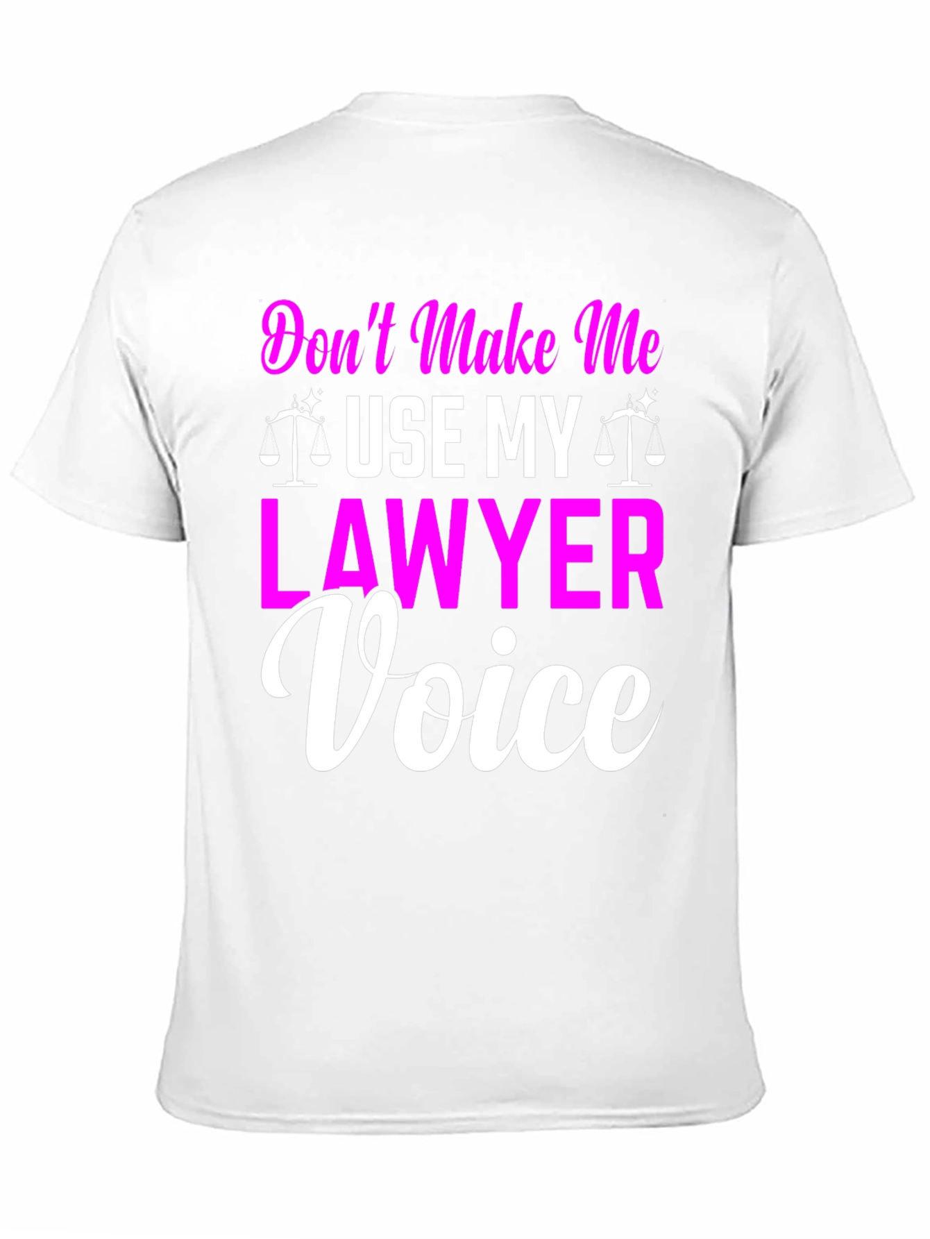 Lawyer Voice Graphic T-Shirt - Funny Attorney Gift