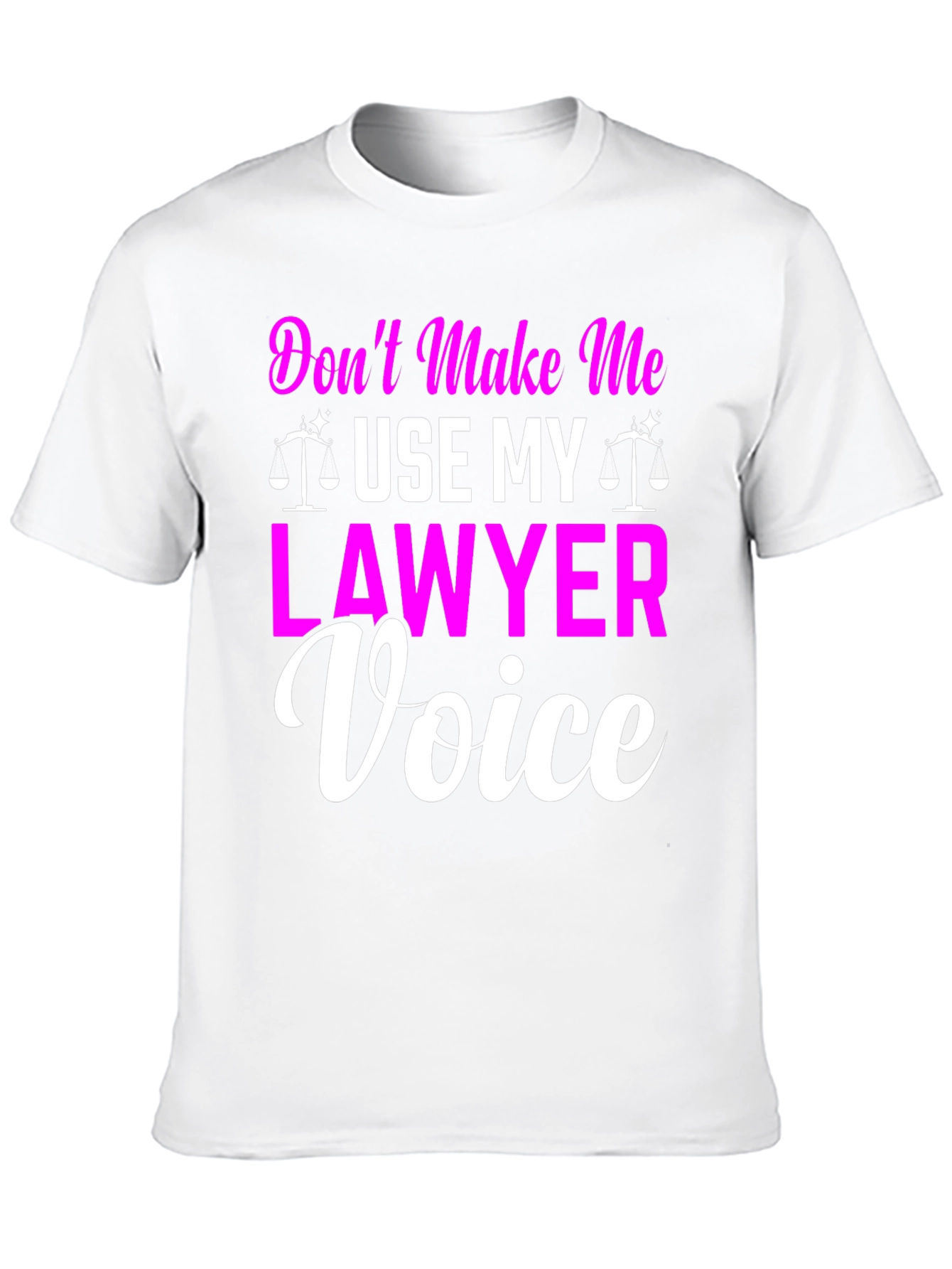Lawyer Voice Graphic T-Shirt - Funny Attorney Gift