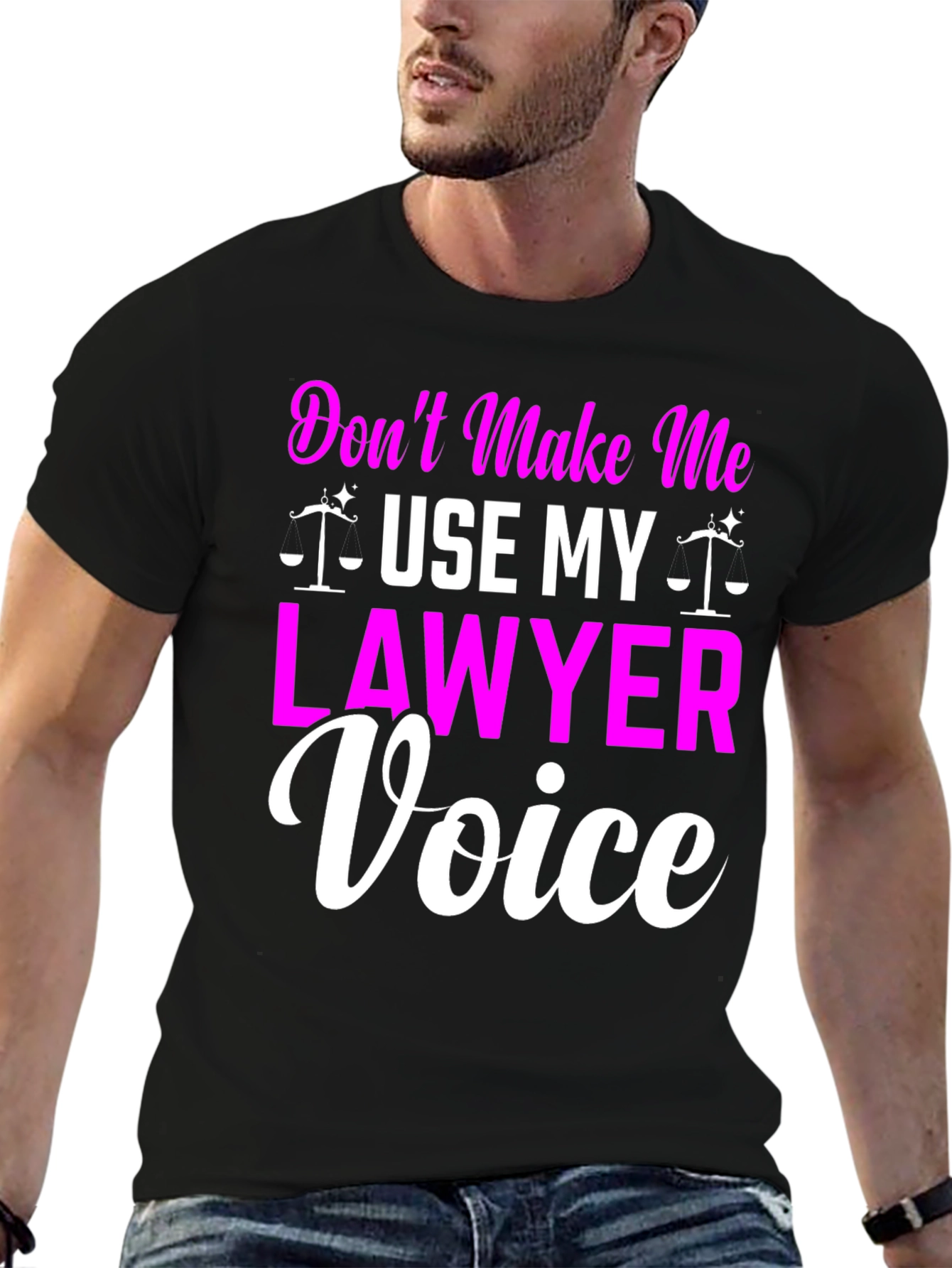 Lawyer Voice Graphic T-Shirt - Funny Attorney Gift