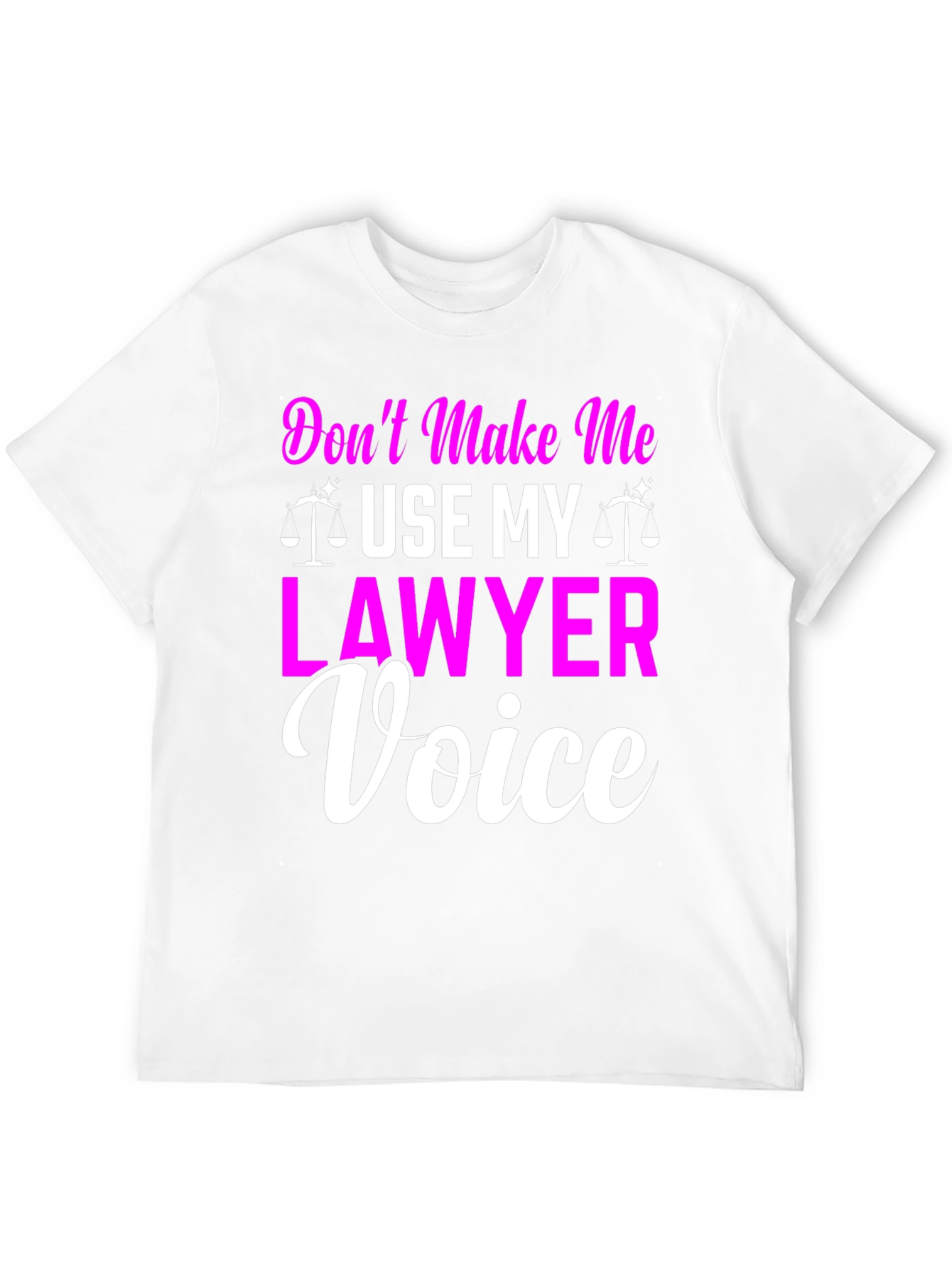Lawyer Voice Graphic T-Shirt - Funny Attorney Gift