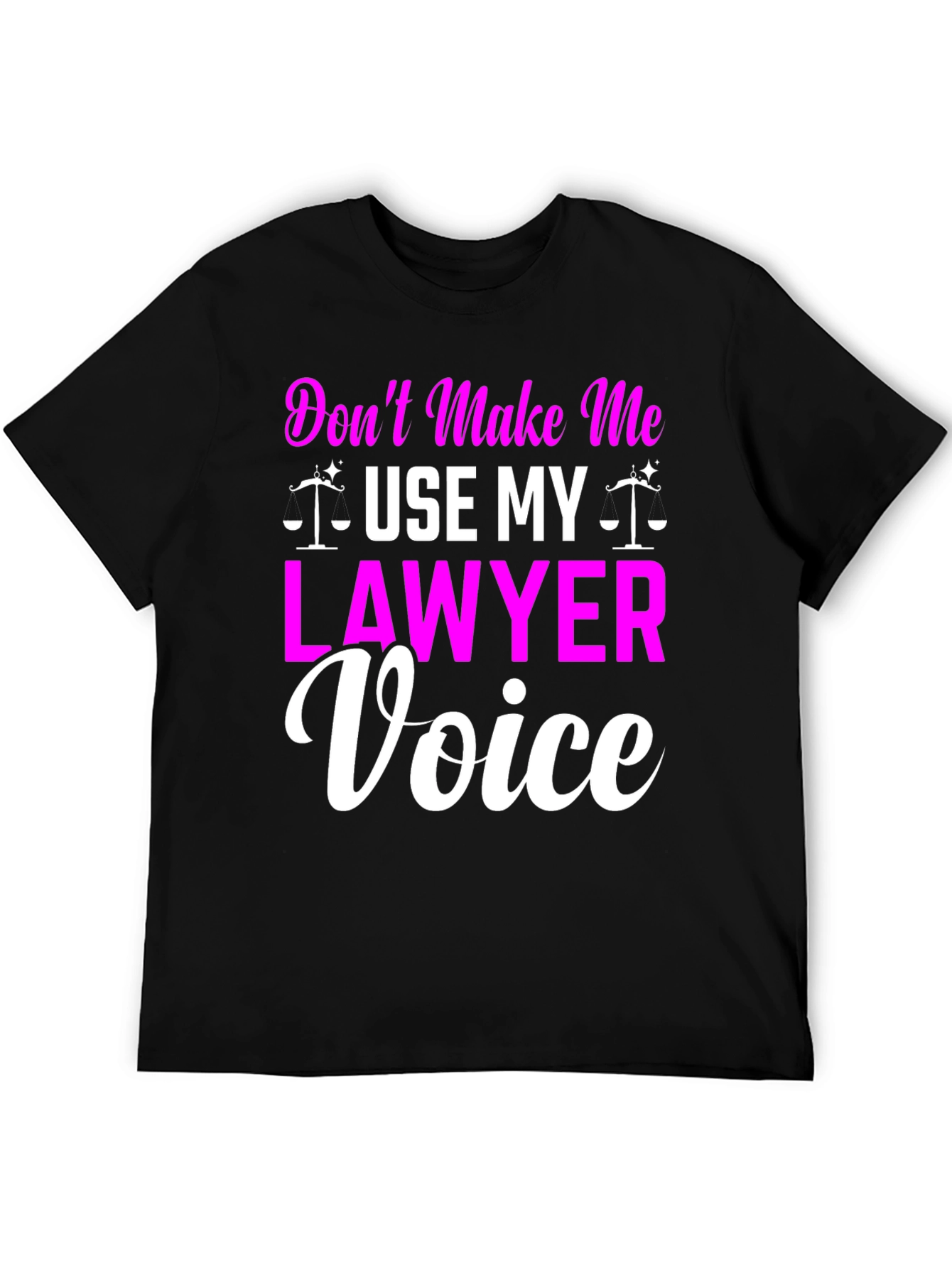 Lawyer Voice Graphic T-Shirt - Funny Attorney Gift