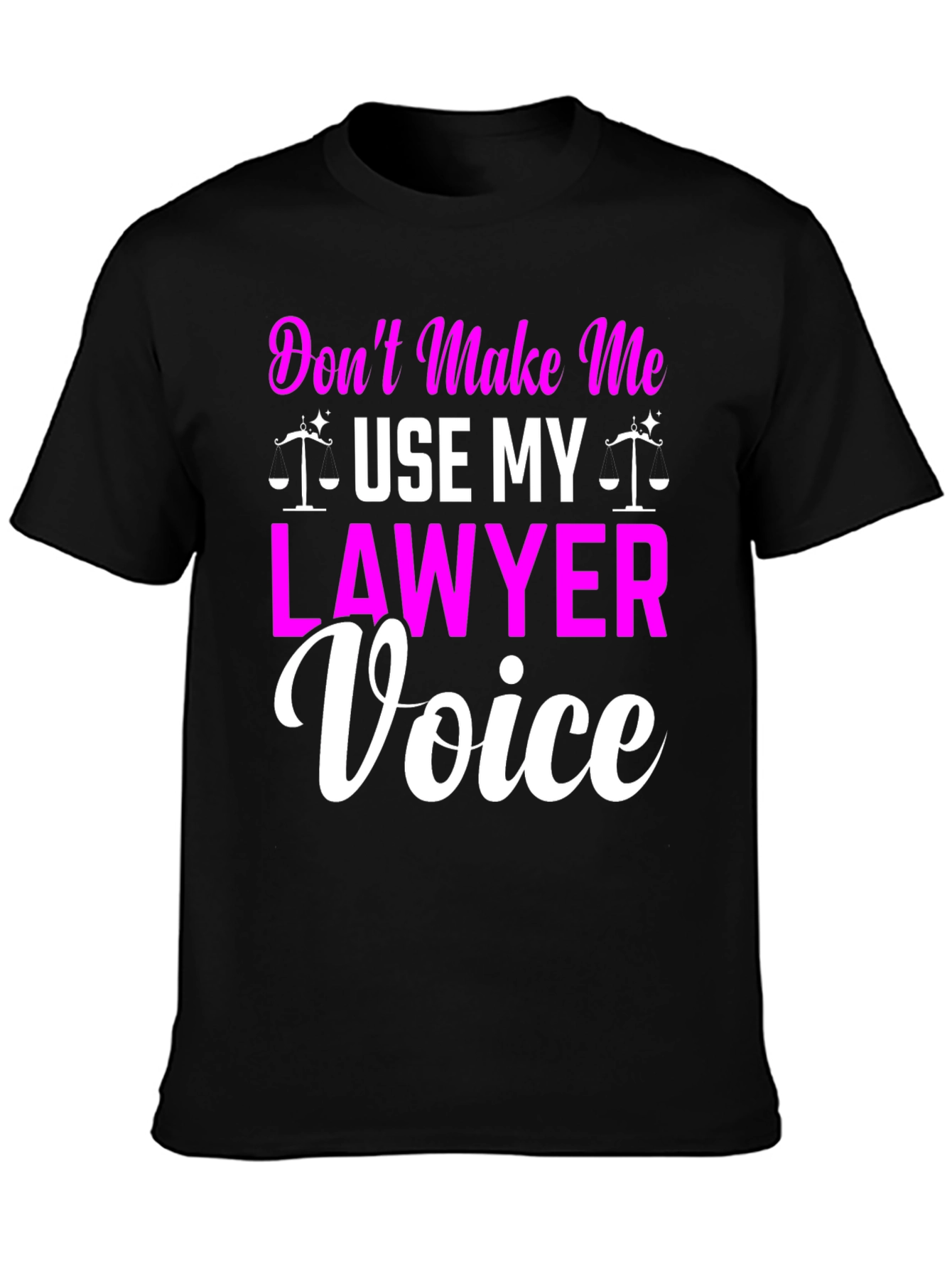 Lawyer Voice Graphic T-Shirt - Funny Attorney Gift