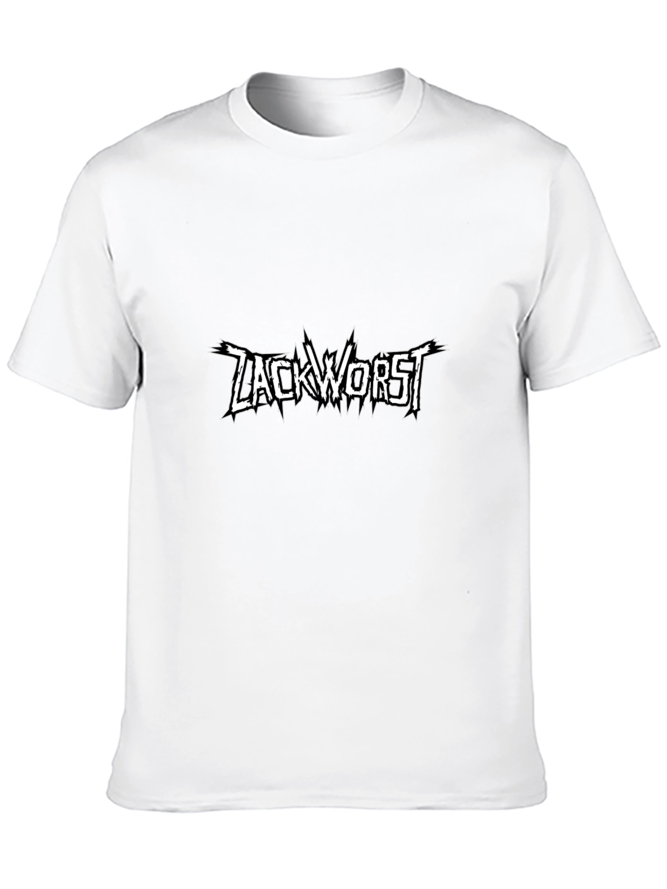 Zackworst Graphic Print Black T-Shirt