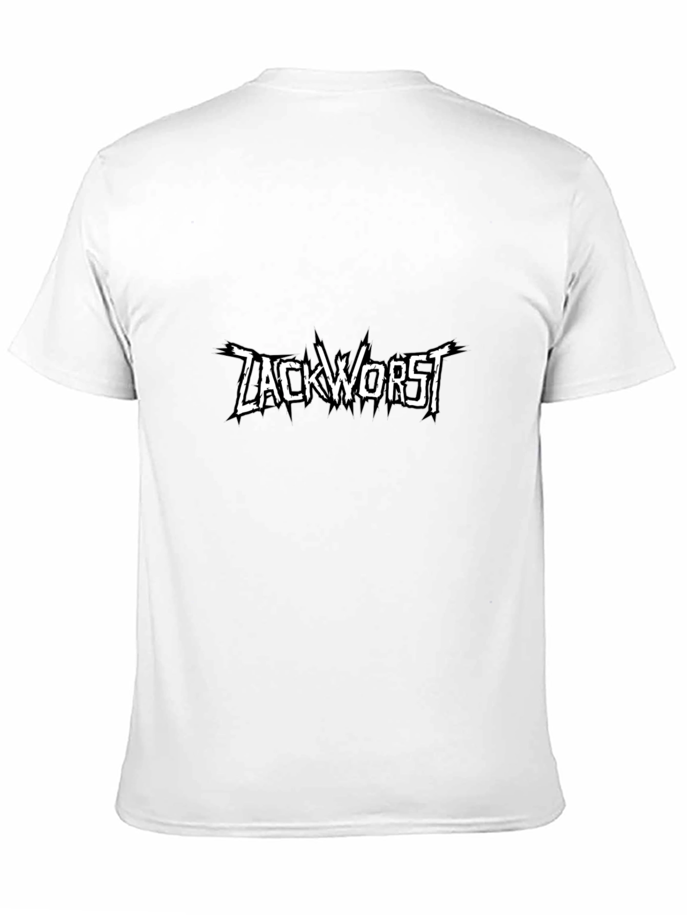 Zackworst Graphic Print Black T-Shirt