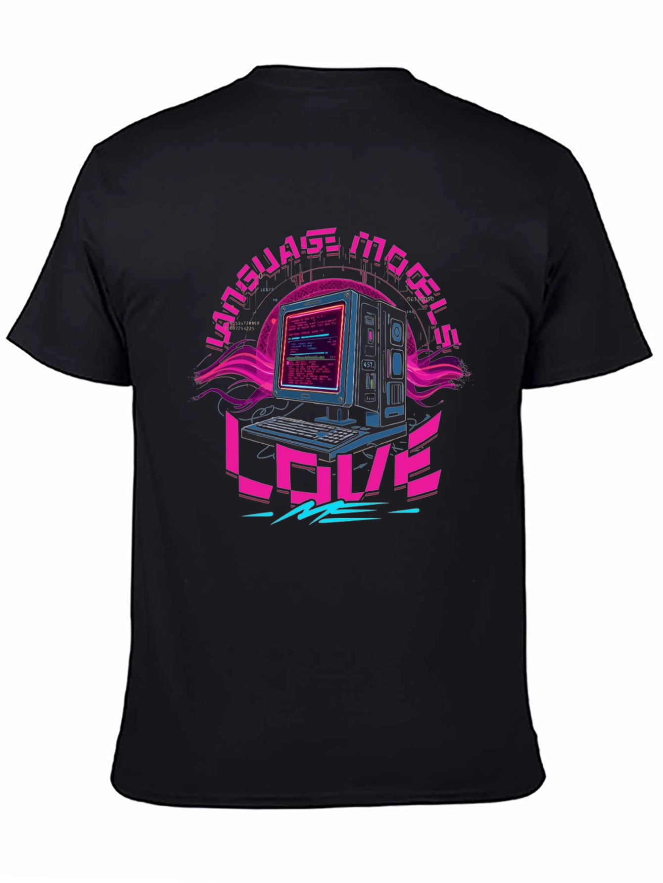 Language Models Love Me Retro T-Shirt