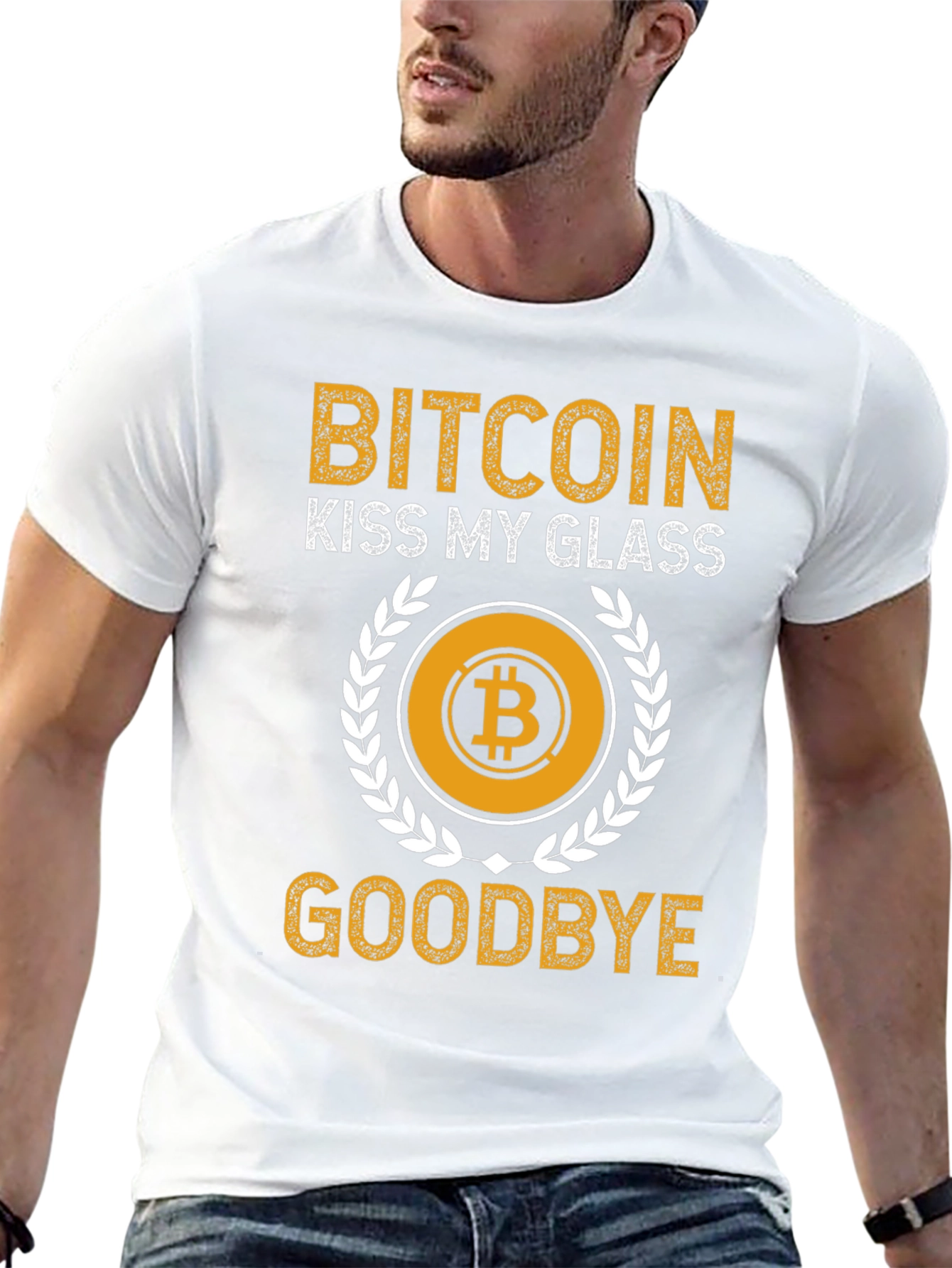 Bitcoin Kiss My Glass T-Shirt Crypto