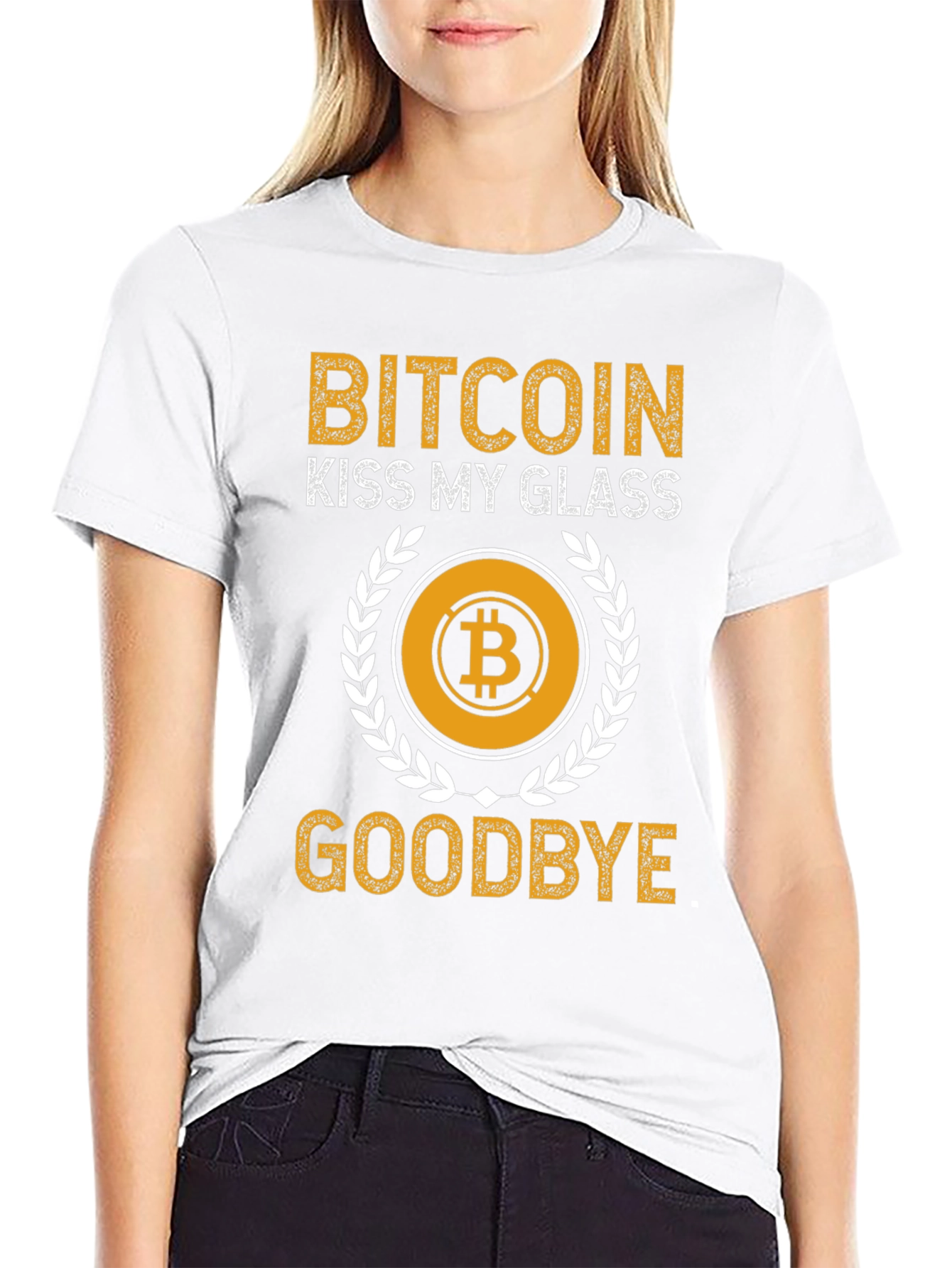 Bitcoin Kiss My Glass T-Shirt Crypto