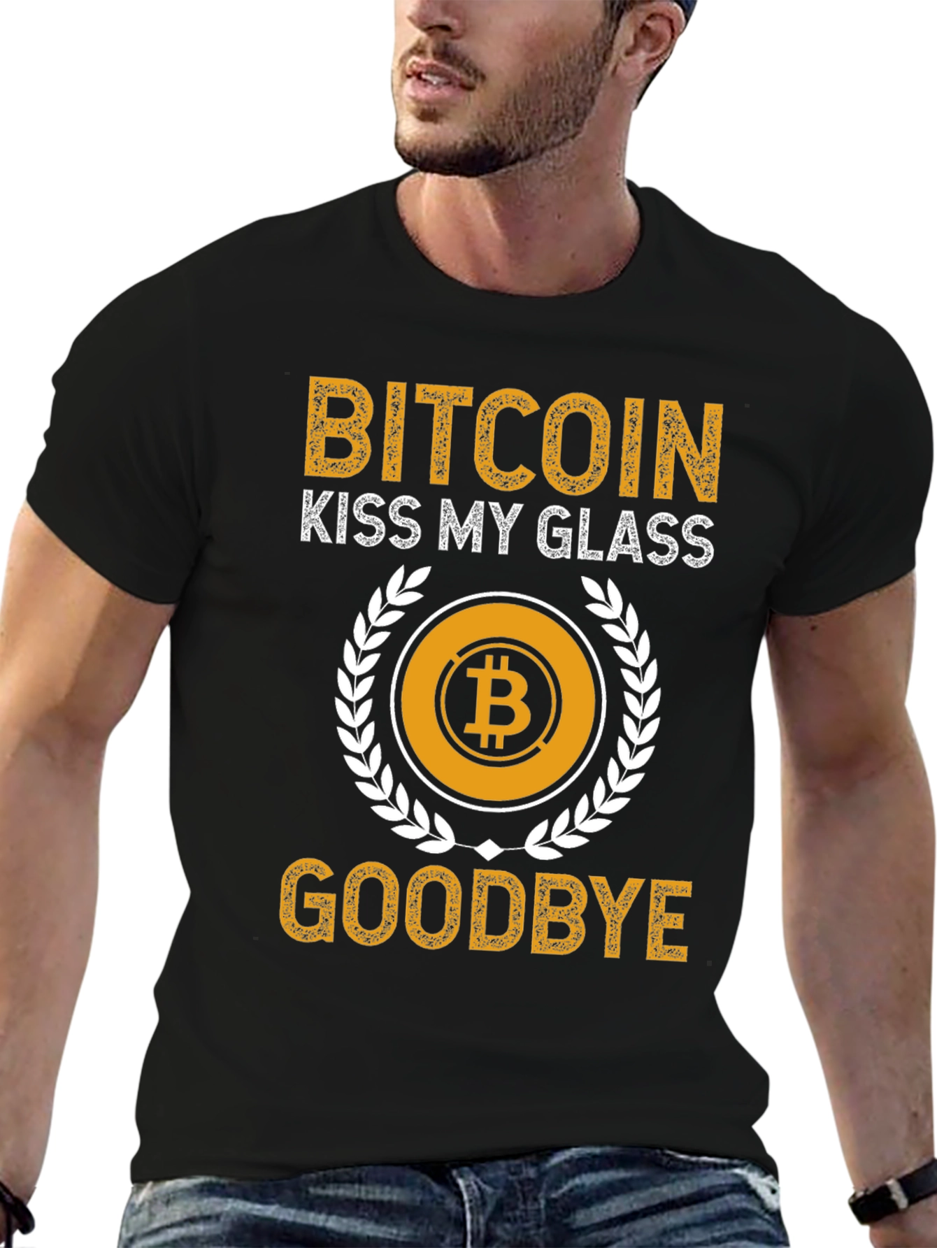 Bitcoin Kiss My Glass T-Shirt Crypto