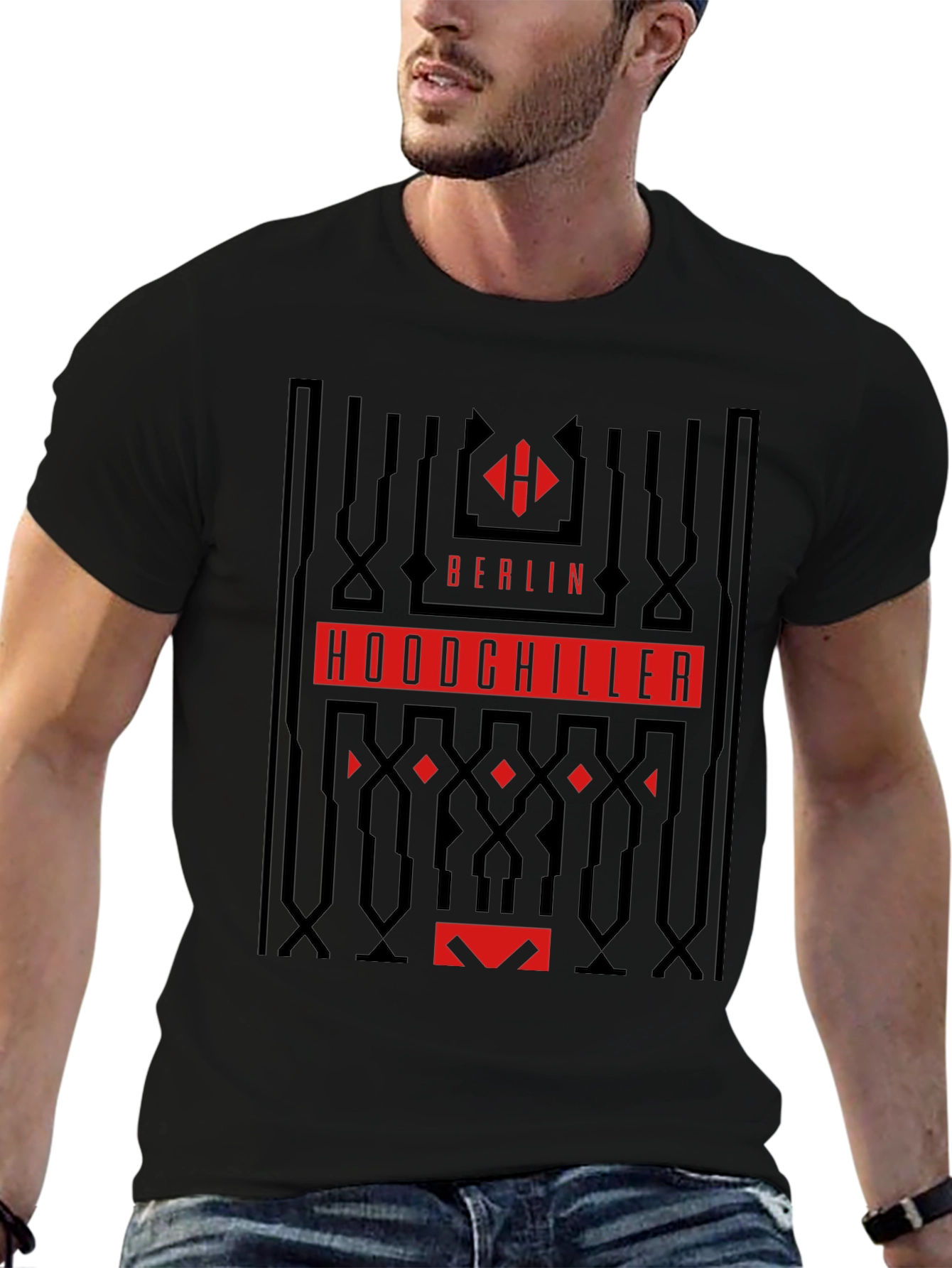Berlin Hoodchiller Graphic Print T-Shirt