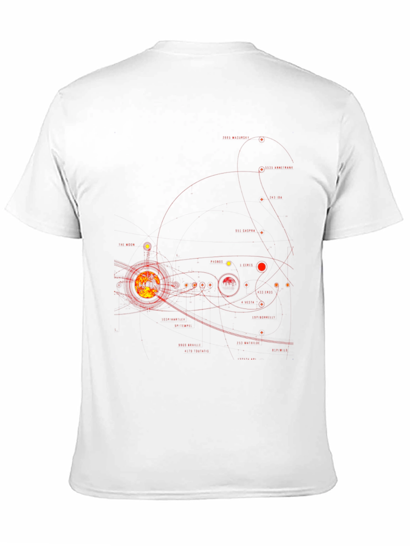 Solar System Graphic Tee - Mens Black T-Shirt