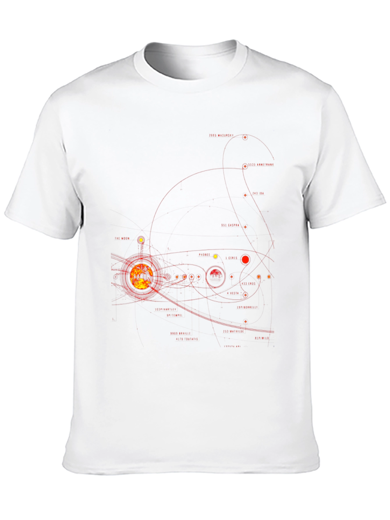 Solar System Graphic Tee - Mens Black T-Shirt