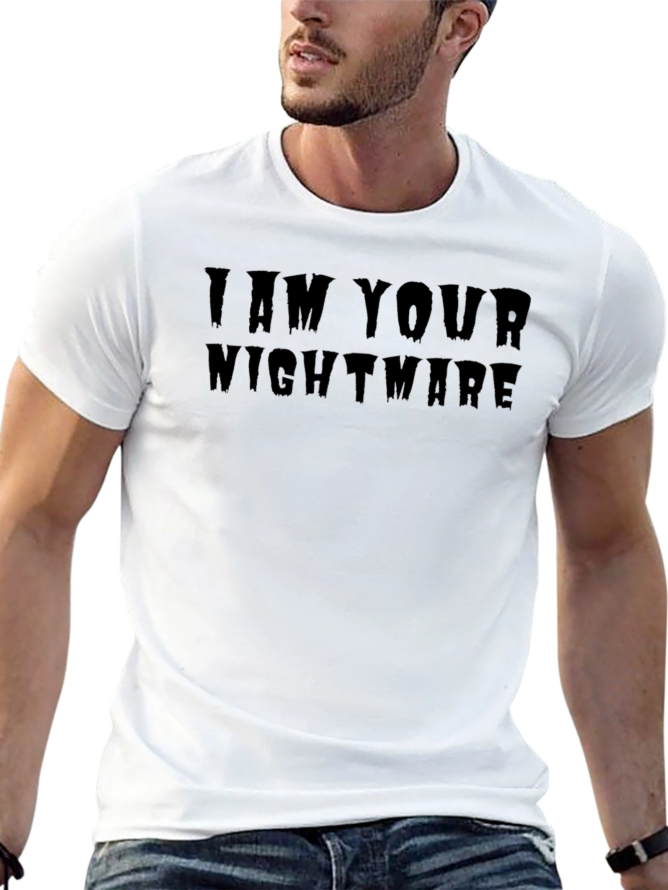 I Am Your Nightmare Black Tee