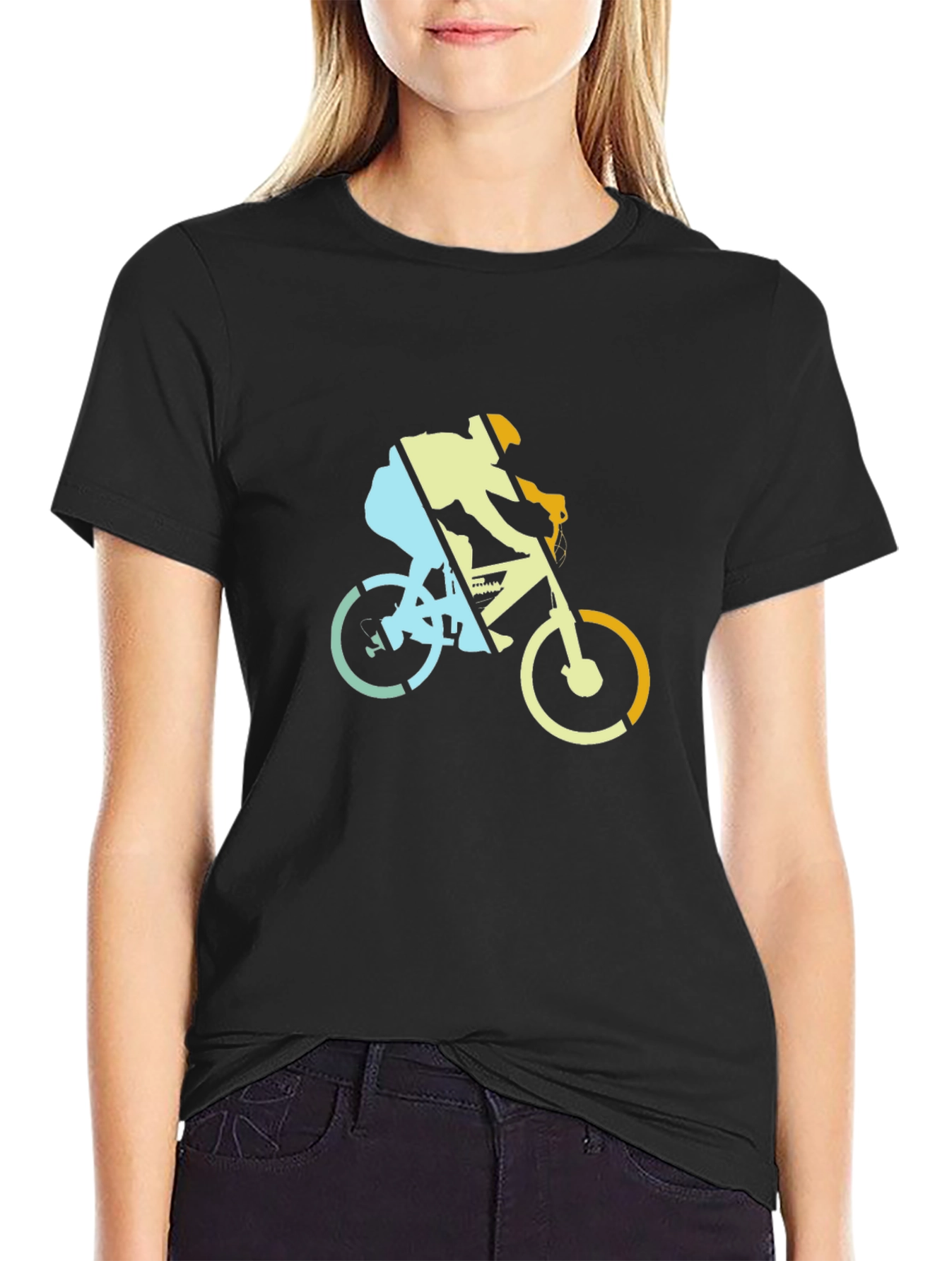 Cycling Graphic T-Shirt - Sporty Style