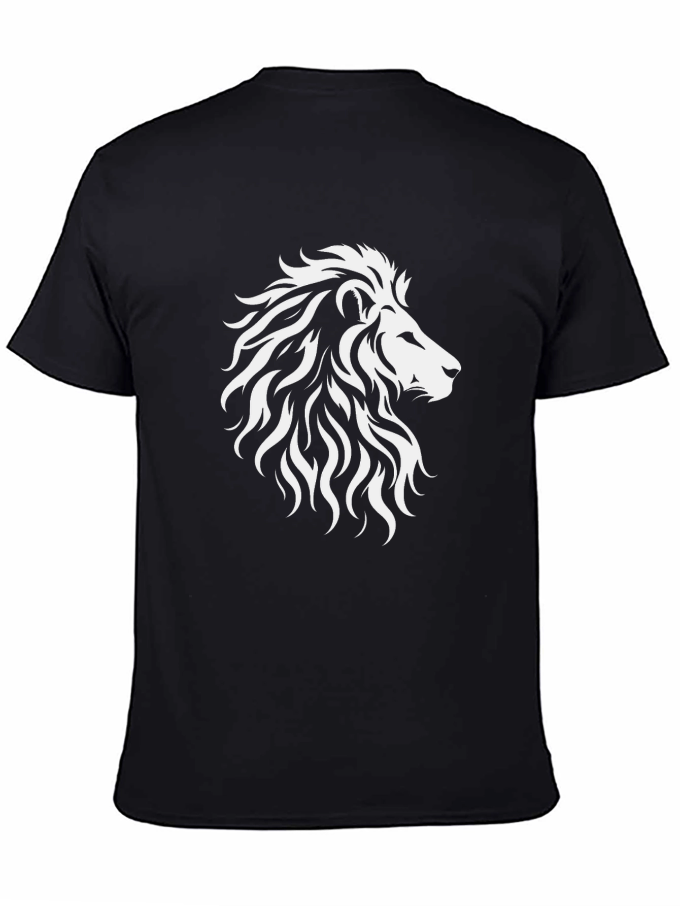Black Lion Graphic Tee - Mens Fashion