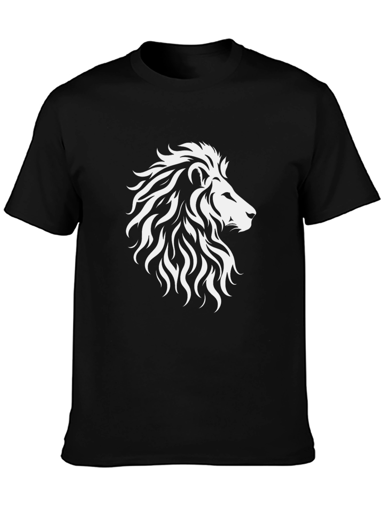 Black Lion Graphic Tee - Mens Fashion