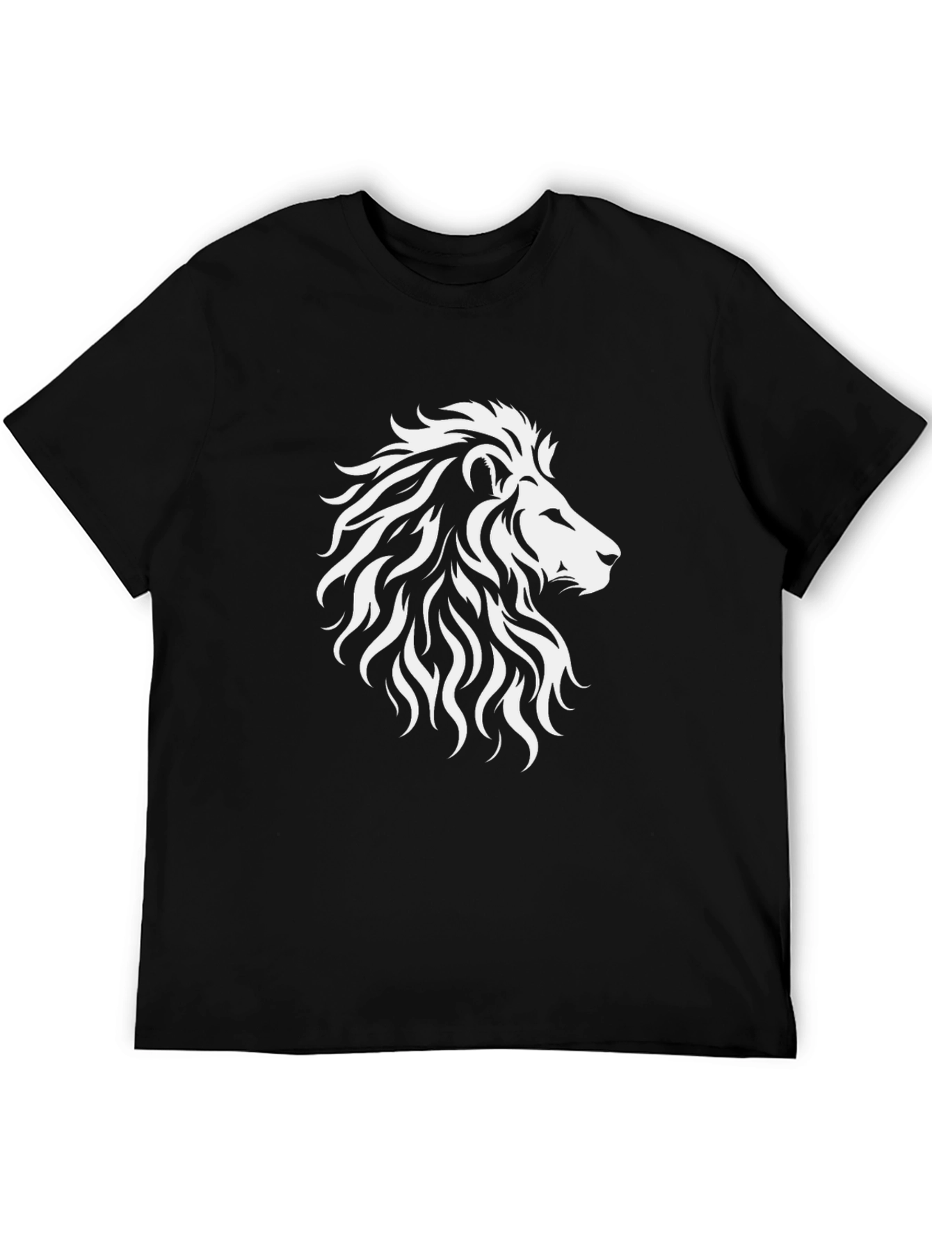 Black Lion Graphic Tee - Mens Fashion