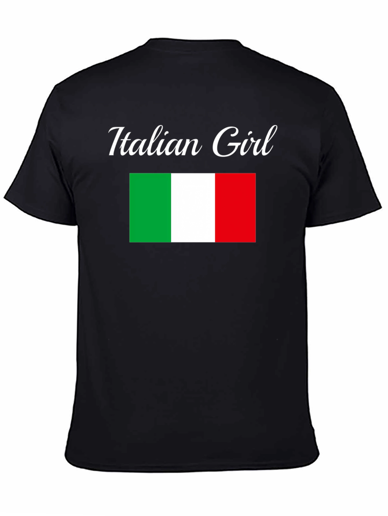 Italian Girl T-Shirt - Italy Flag Tee