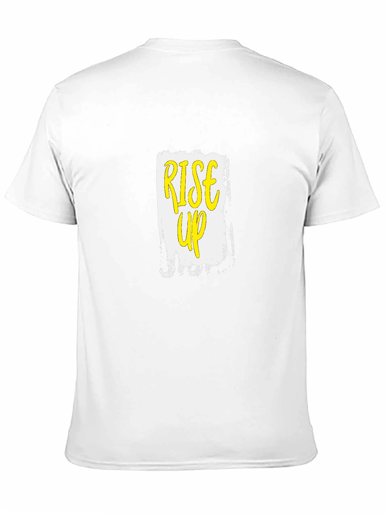 Rise Up Graphic Tee - Mens Black Cotton T-Shirt