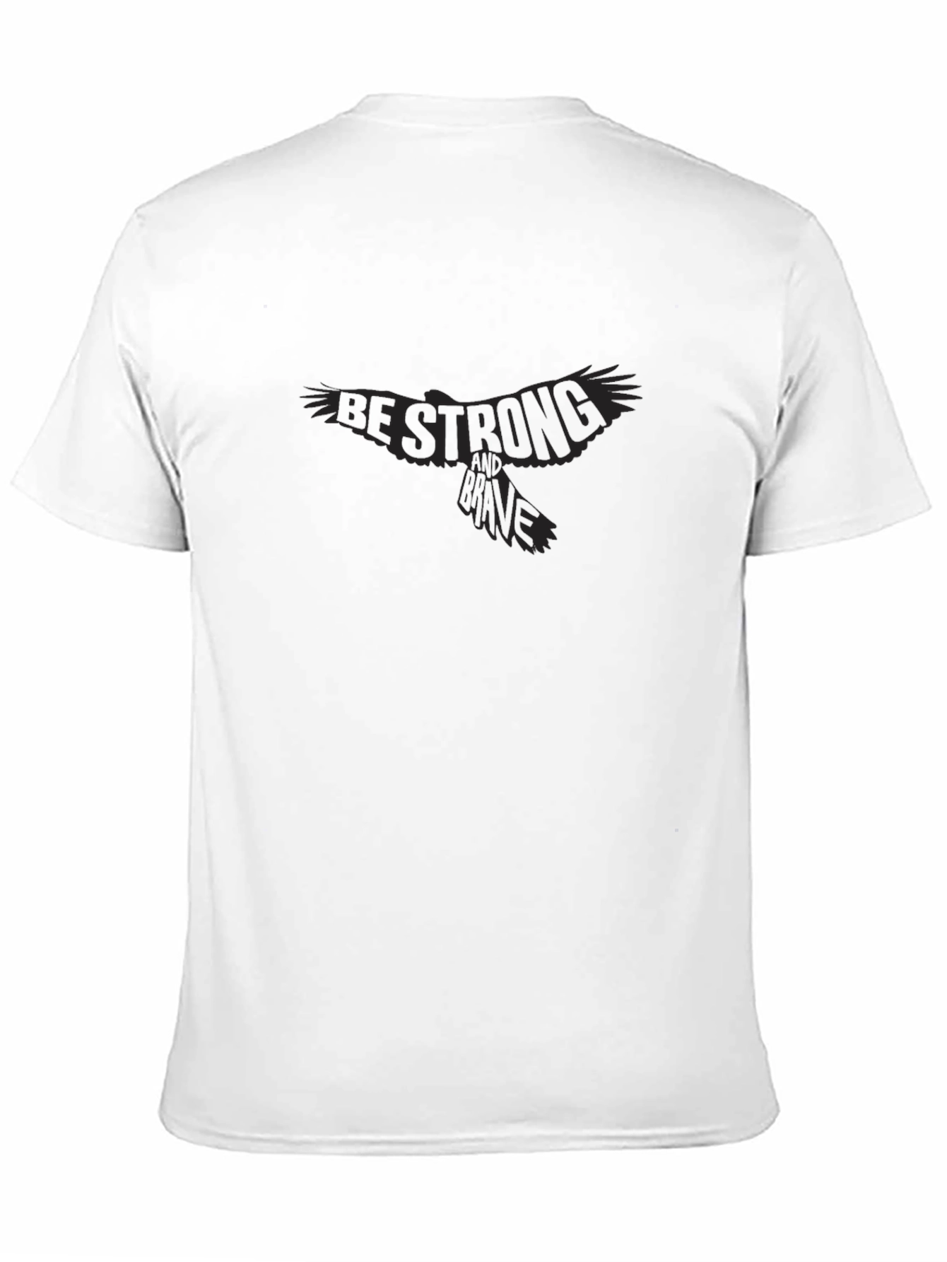 Be Strong and Brave Graphic Tee - Raven Design