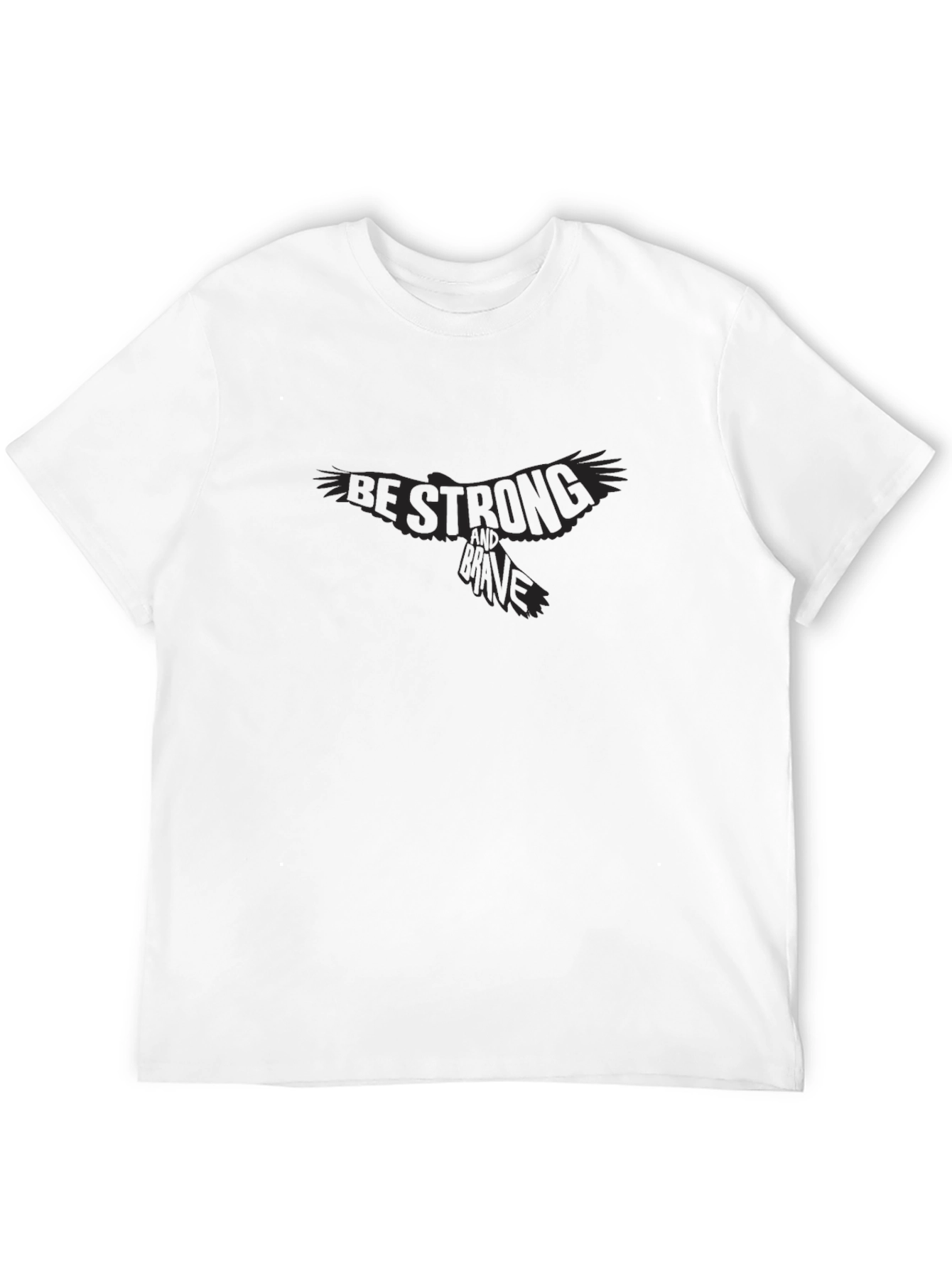 Be Strong and Brave Graphic Tee - Raven Design